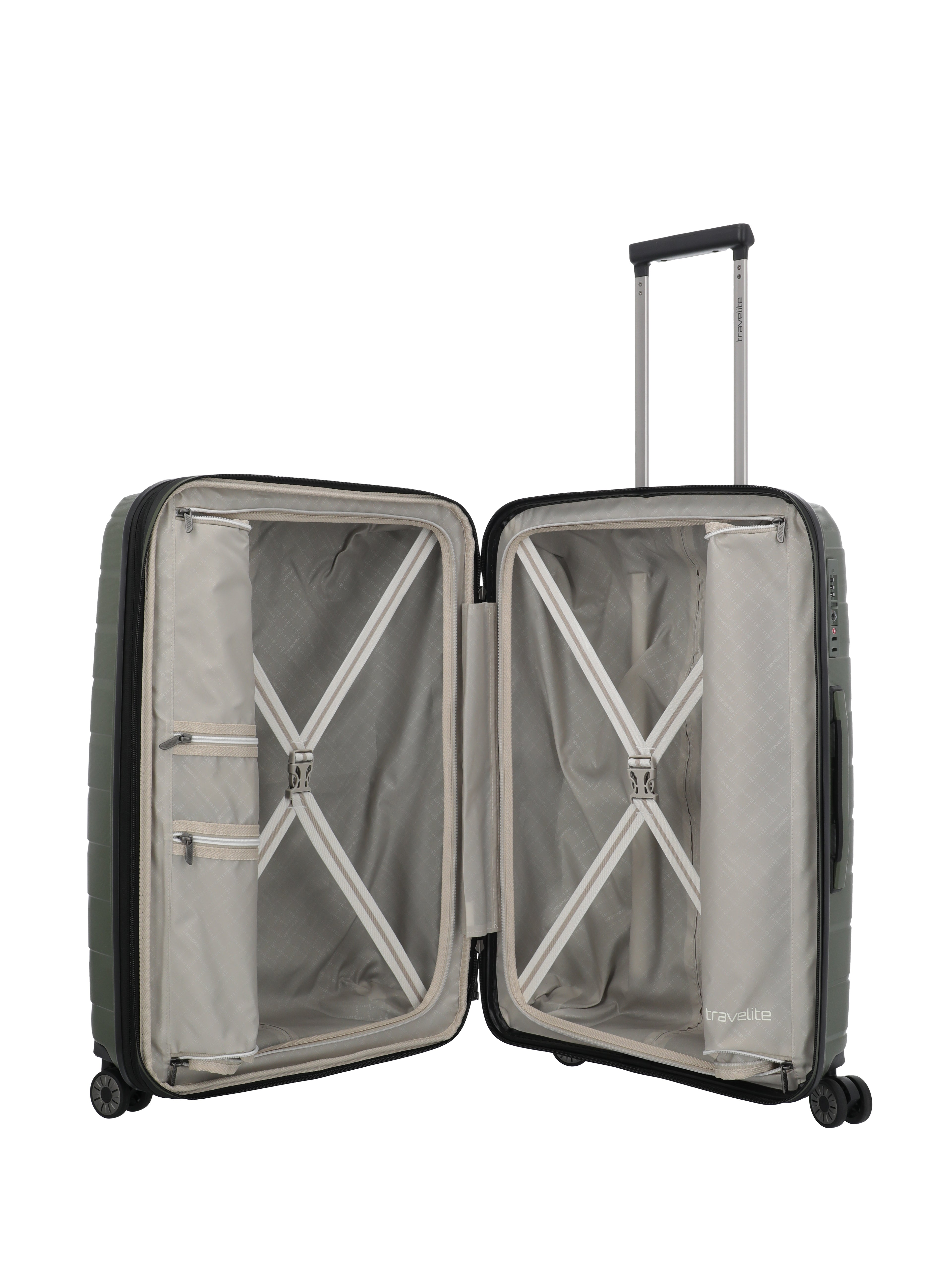 Travelite Air Base 4w Trolley M erw., Olive