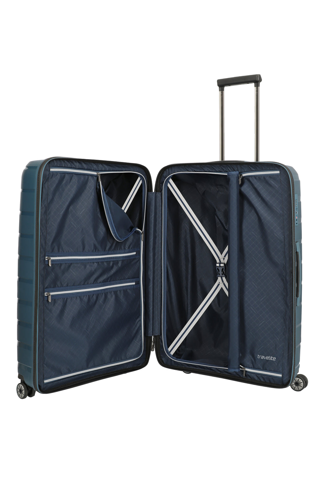 Travelite Air Base 4w Trolley L, Eisblau