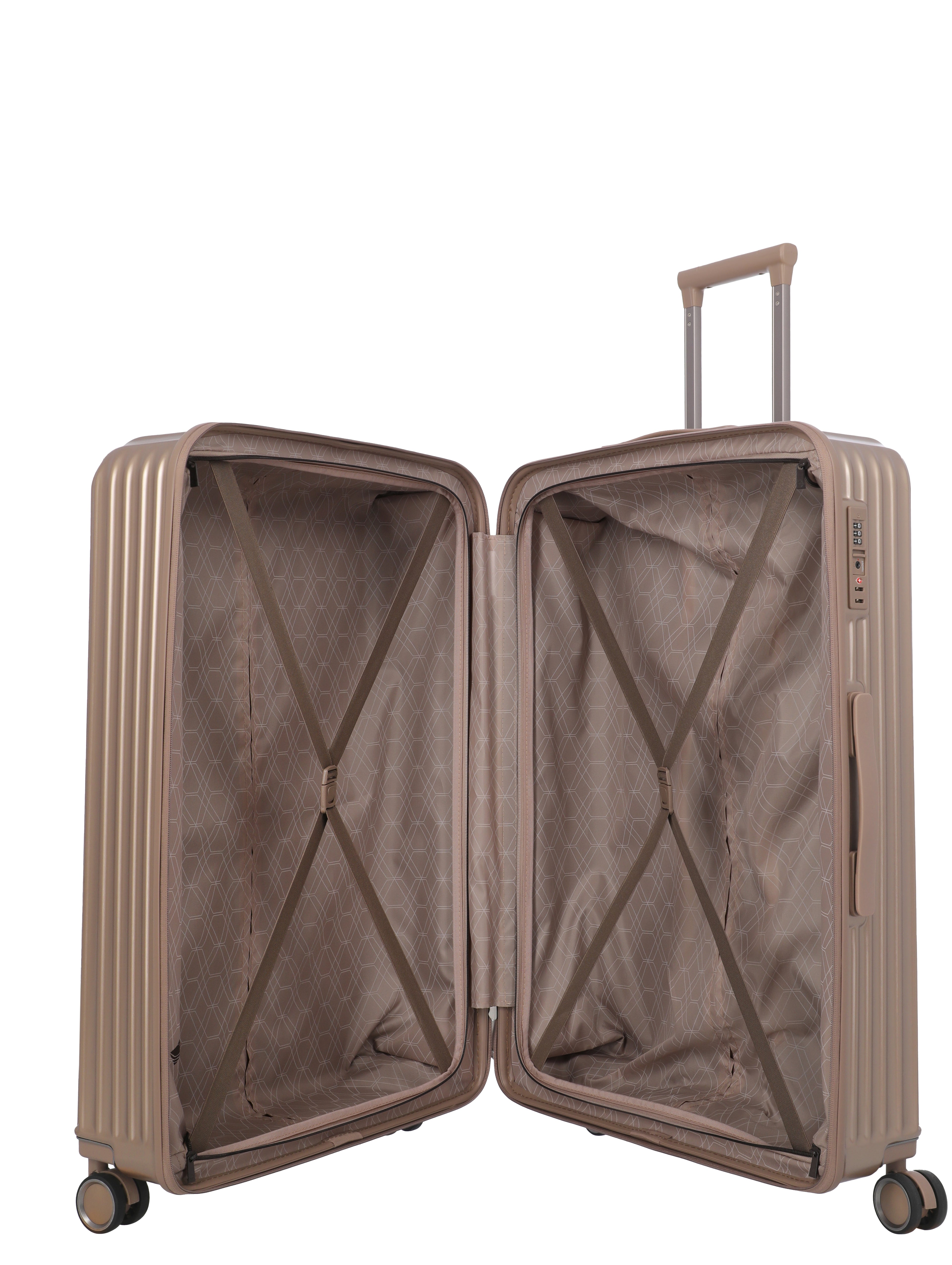 Travelite PAROS 4w Trolley L, Cappuccino