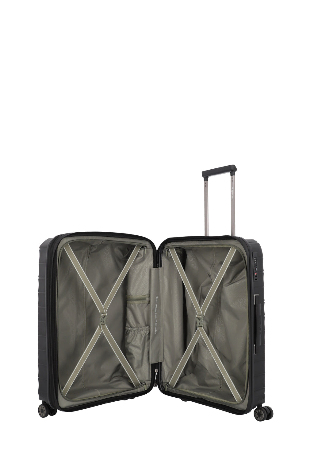 Travelite MOOBY 4w Trolley M erw., Schwarz