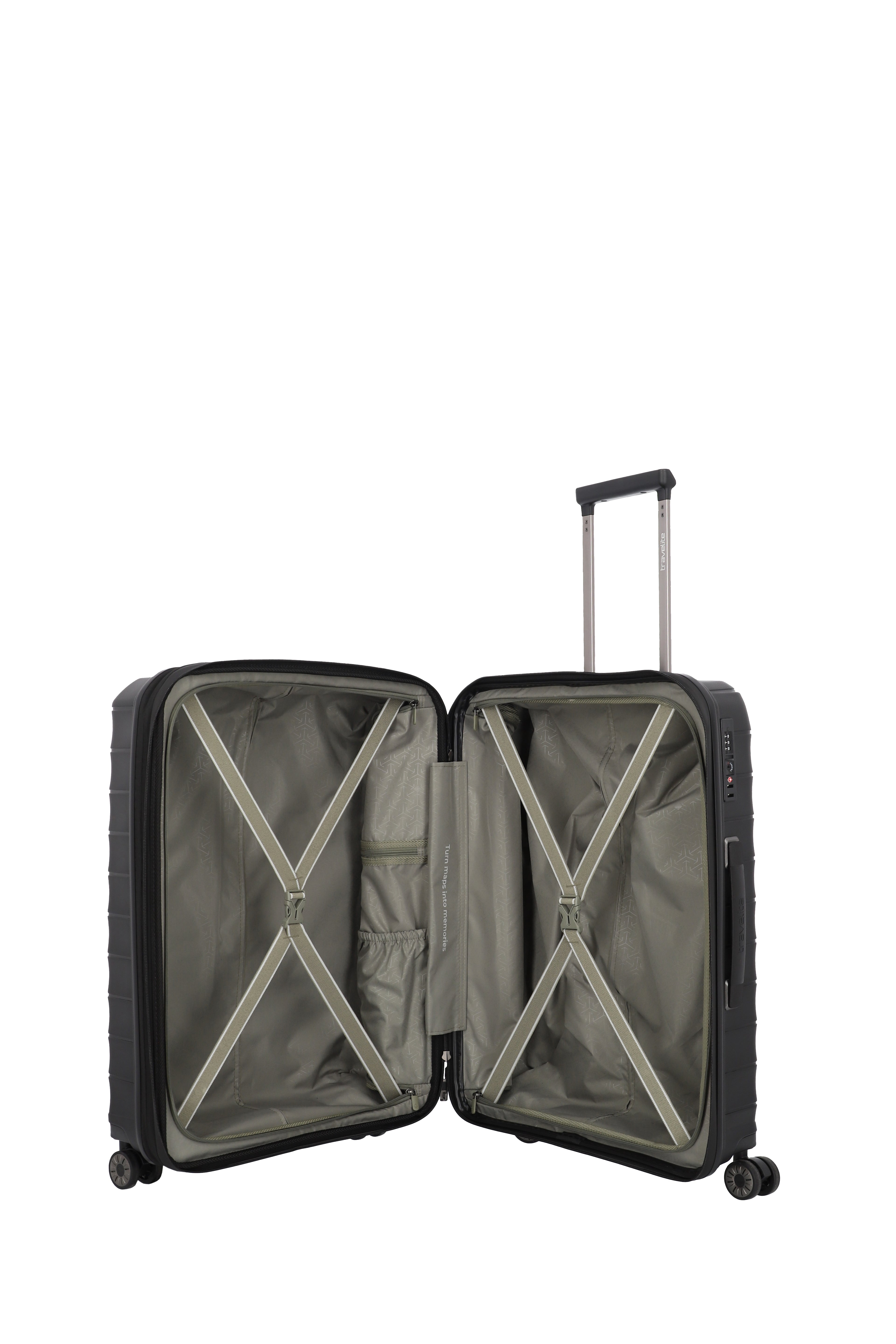 Travelite MOOBY 4w Trolley M erw., Schwarz