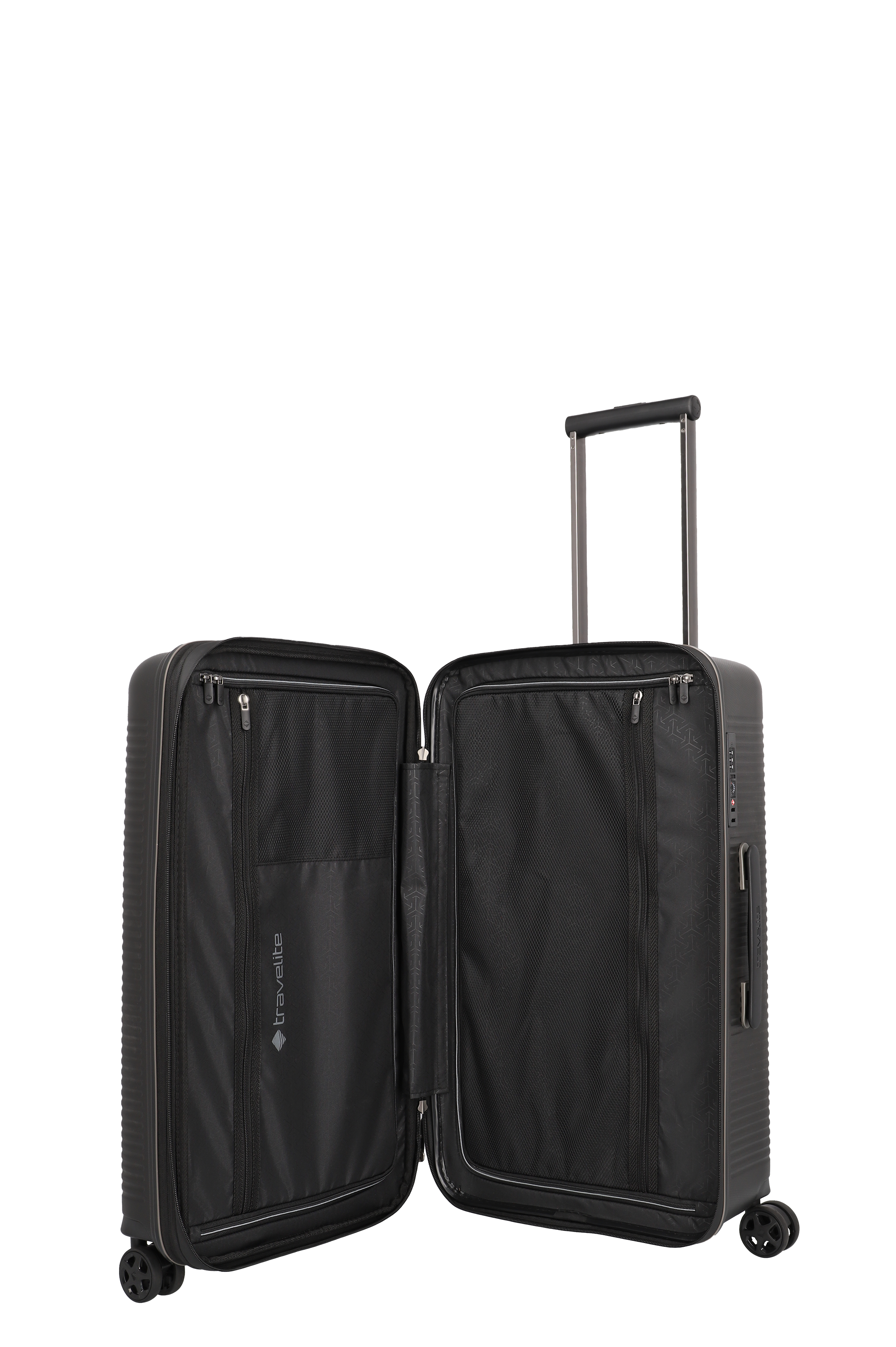 Travelite ROOMER 4w Trunk M, Schwarz – Produktansicht 6