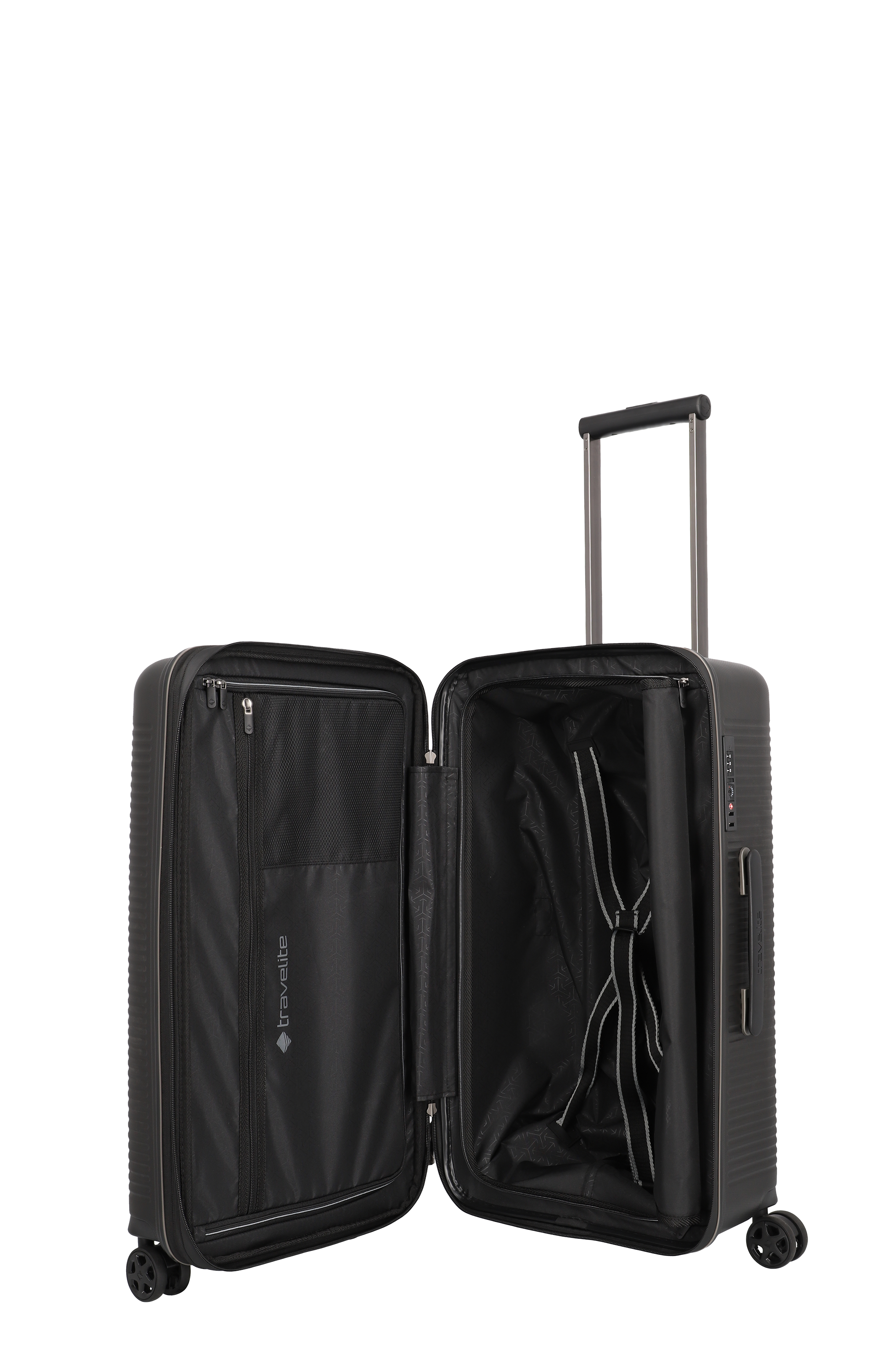 Travelite ROOMER 4w Trunk M, Schwarz – Produktansicht 7