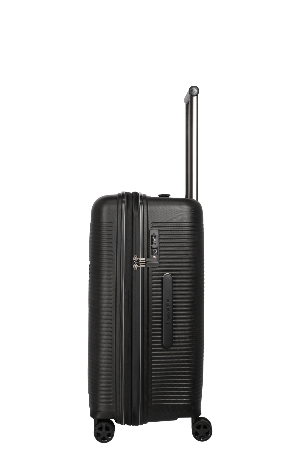 Travelite ROOMER 4w Trunk M, Schwarz – Produktansicht 4