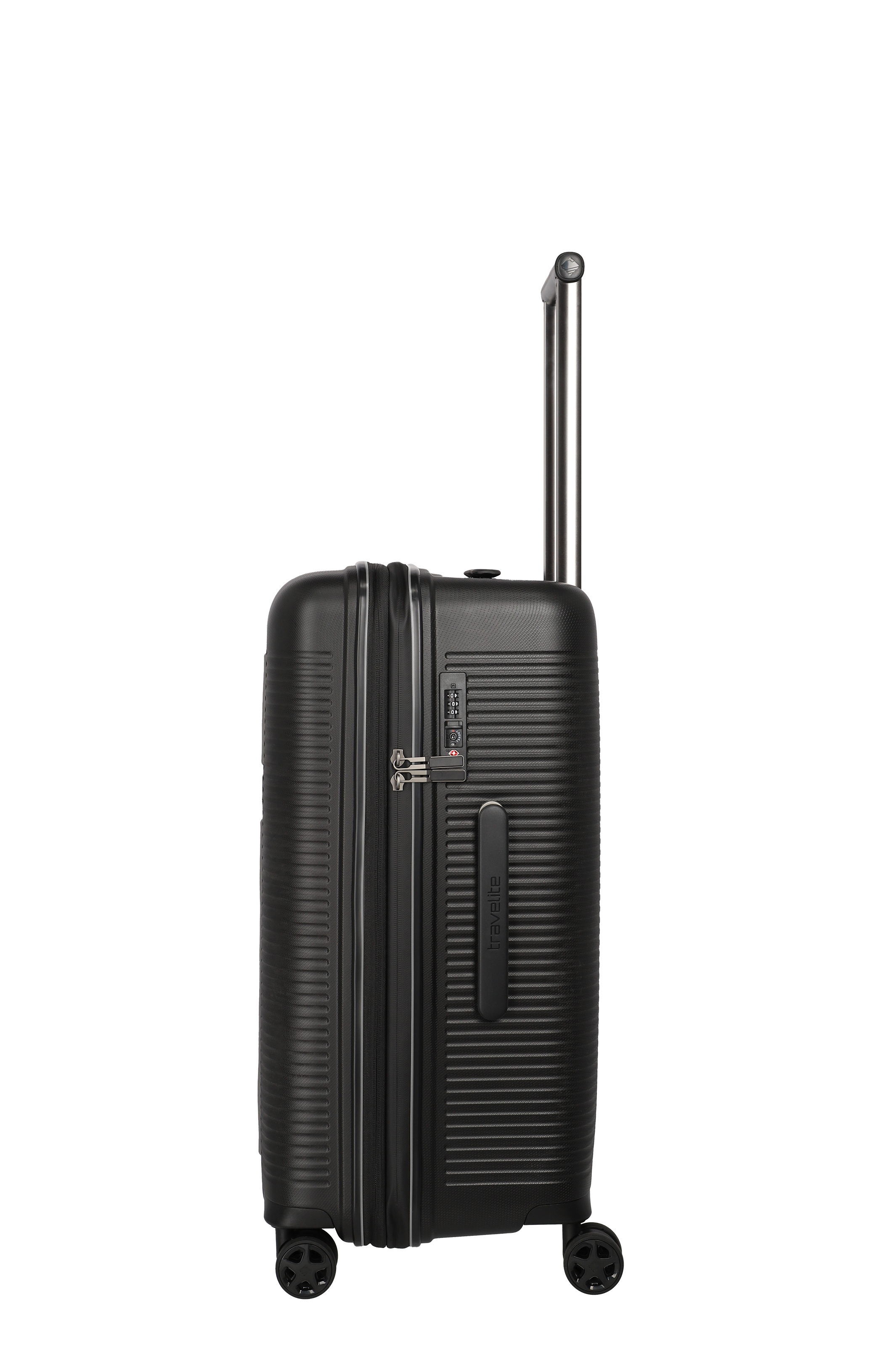 Travelite ROOMER 4w Trunk M, Schwarz – Produktansicht 4