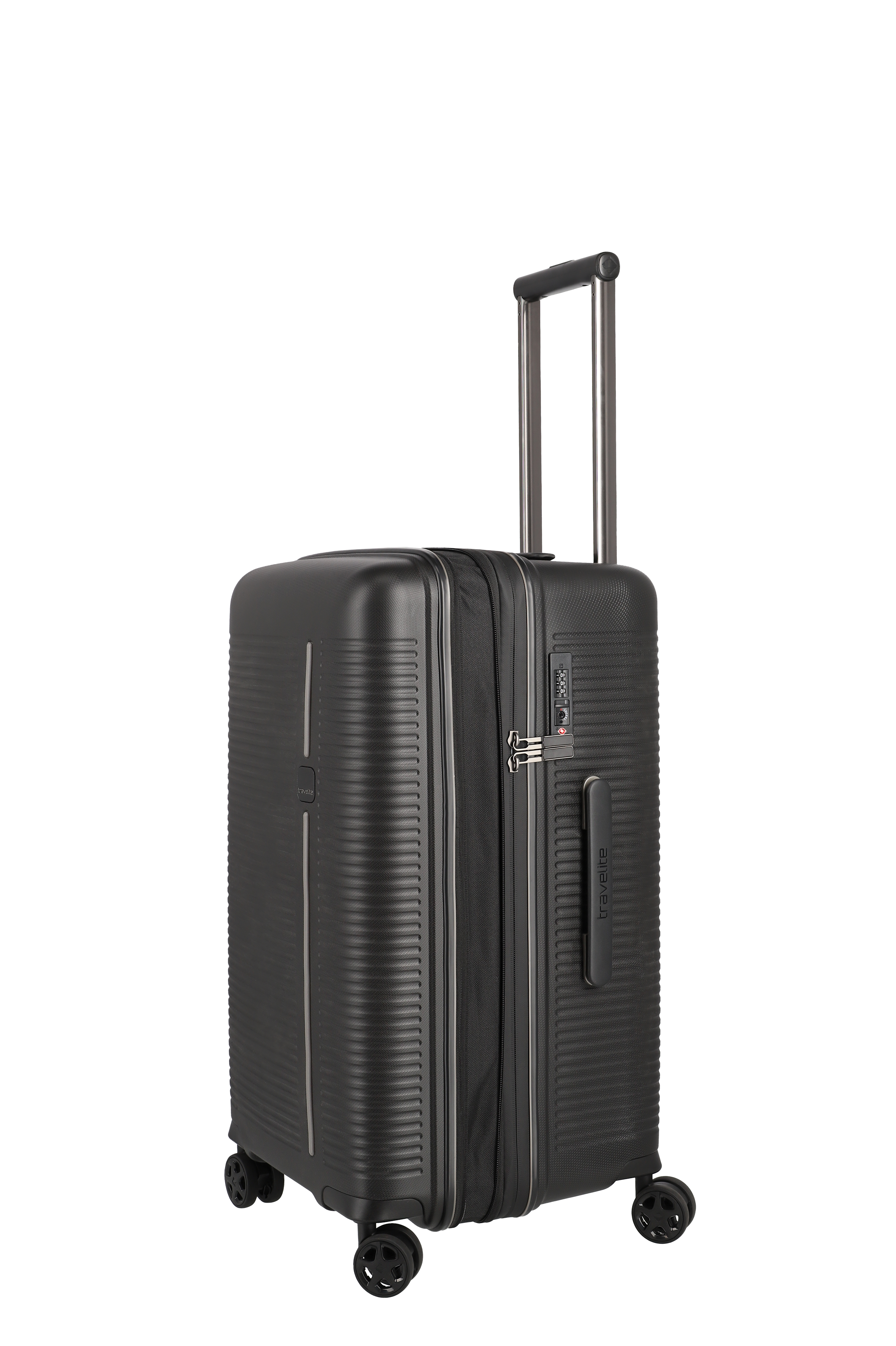 Travelite ROOMER 4w Trunk M, Schwarz – Produktansicht 3