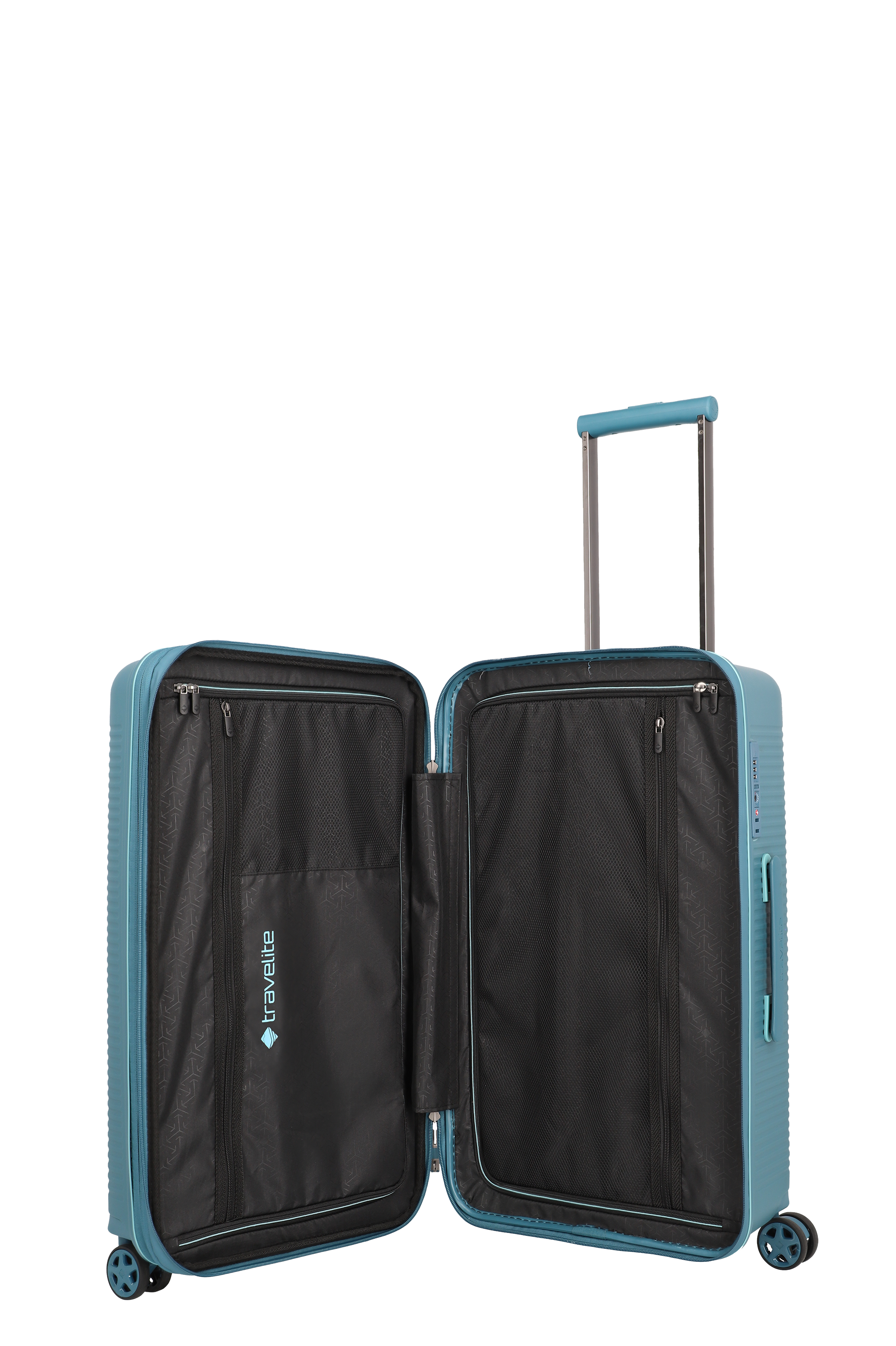 Travelite ROOMER 4w Trunk M, Aqua – Produktansicht 7