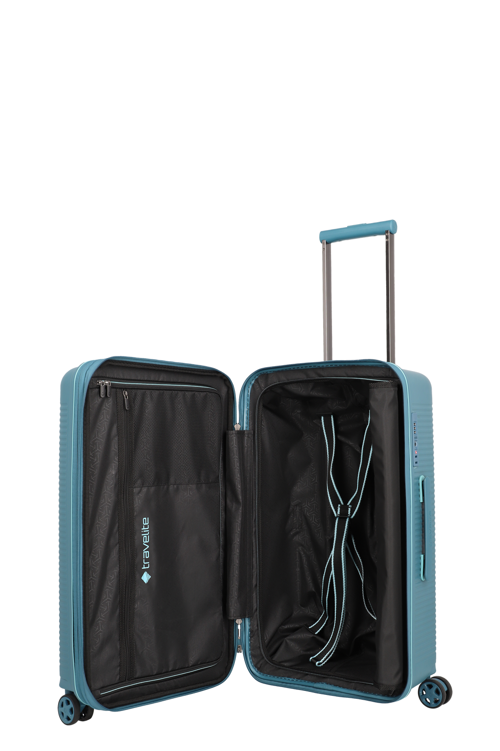 Travelite ROOMER 4w Trunk M, Aqua – Produktansicht 8