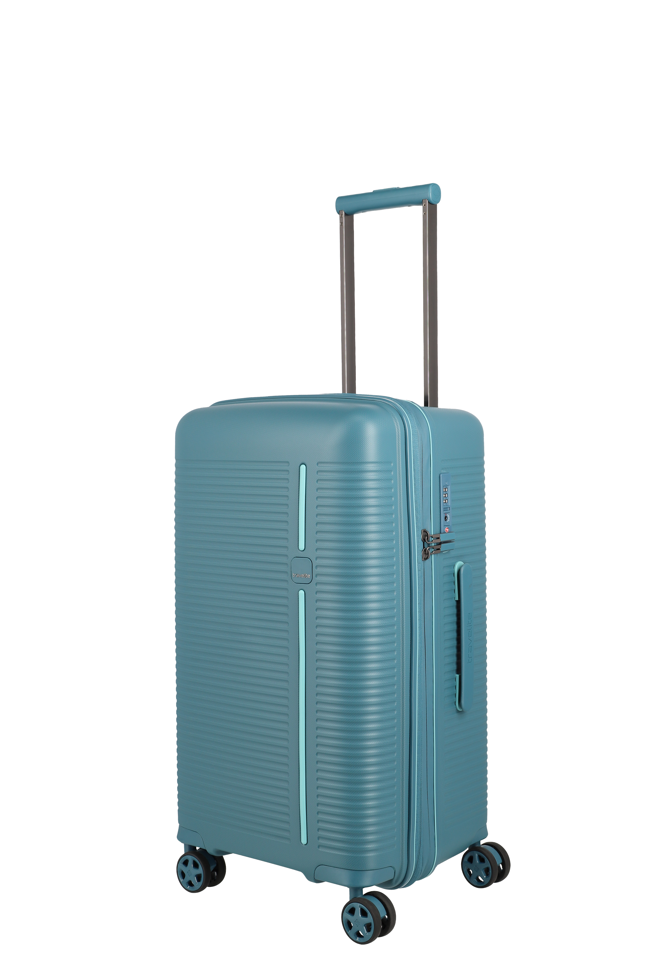Travelite ROOMER 4w Trunk M, Aqua – Produktansicht 2