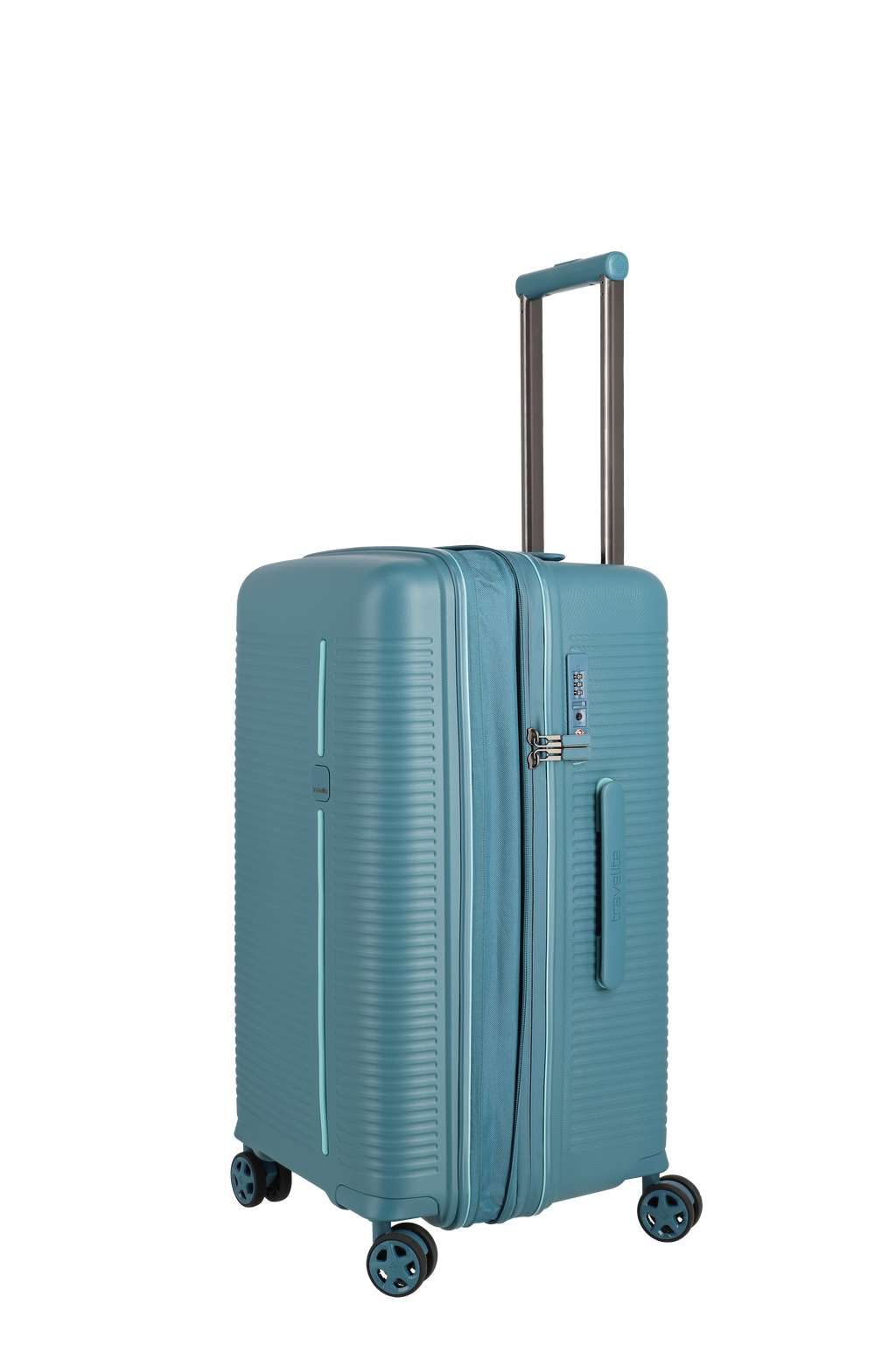 Travelite ROOMER 4w Trunk M, Aqua – Produktansicht 3