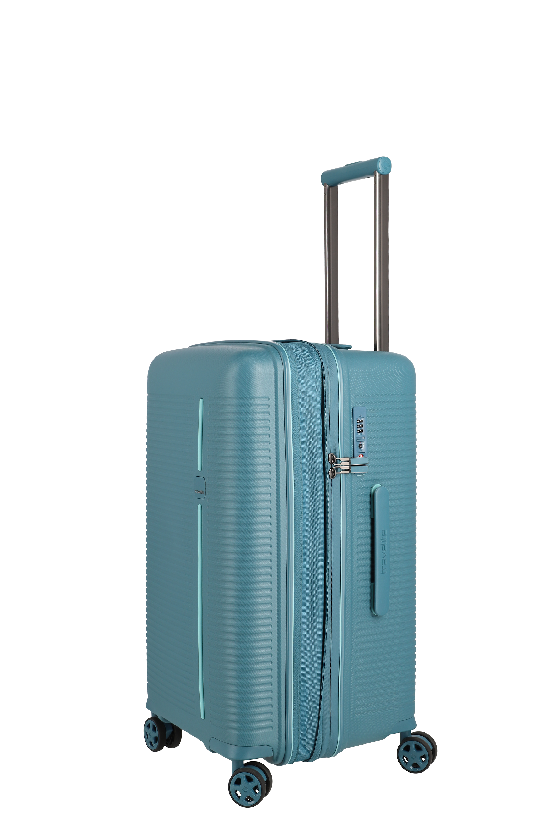 Travelite ROOMER 4w Trunk M, Aqua – Produktansicht 3