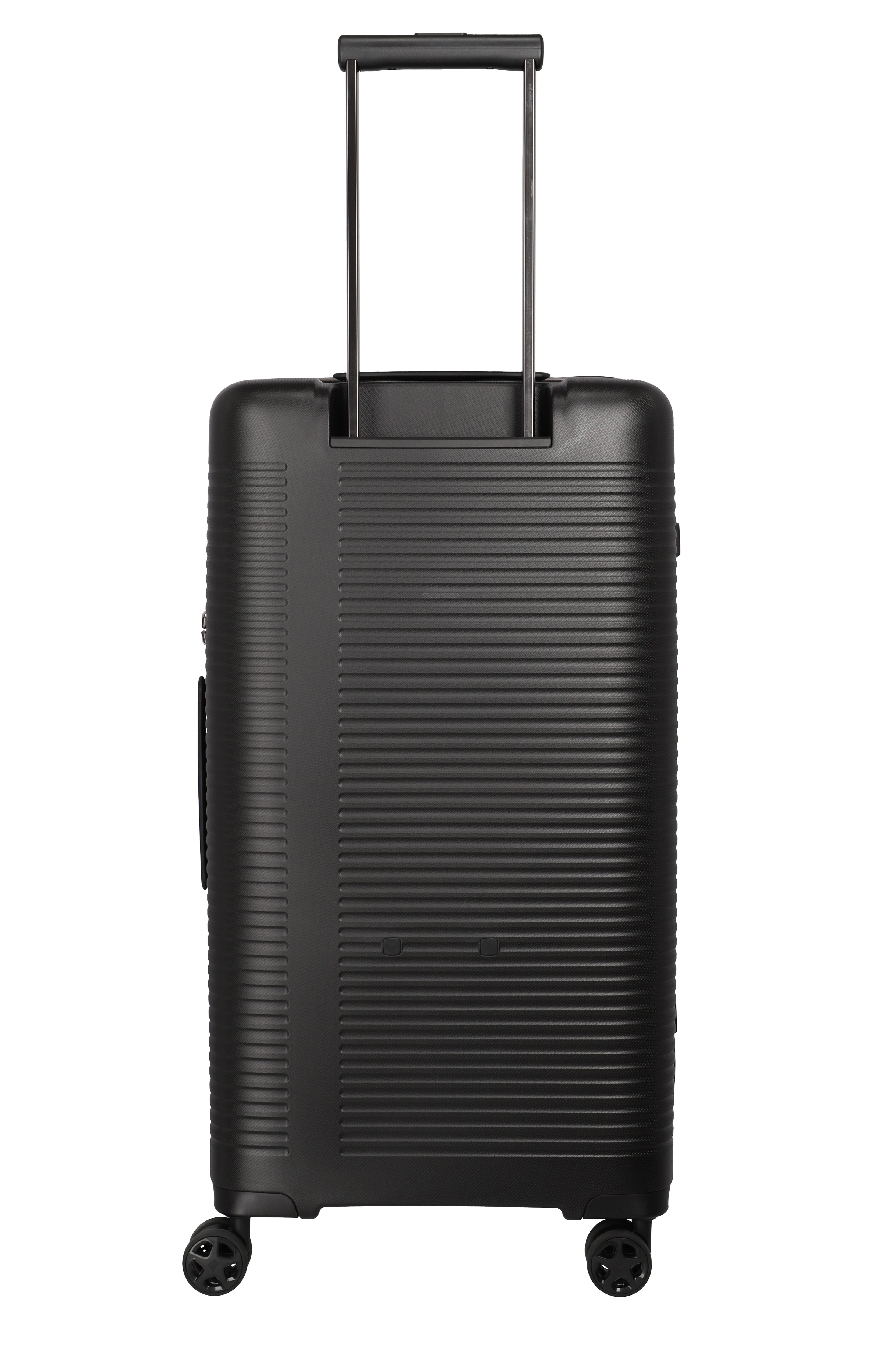 Travelite ROOMER 4w Trunk L, Schwarz – Rückansicht