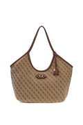 GUESS Accessories GUESS Damen-Shopper Samantha Girlfriend Tote – Latte Logo/Brown LATTE LOGO/BROWN · Bild 1