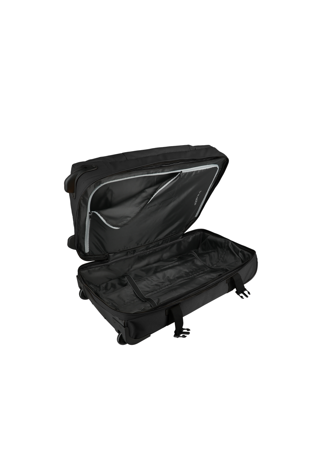 Travelite BOLONIA Rollenreisetasche S, Schwarz – Innenansicht