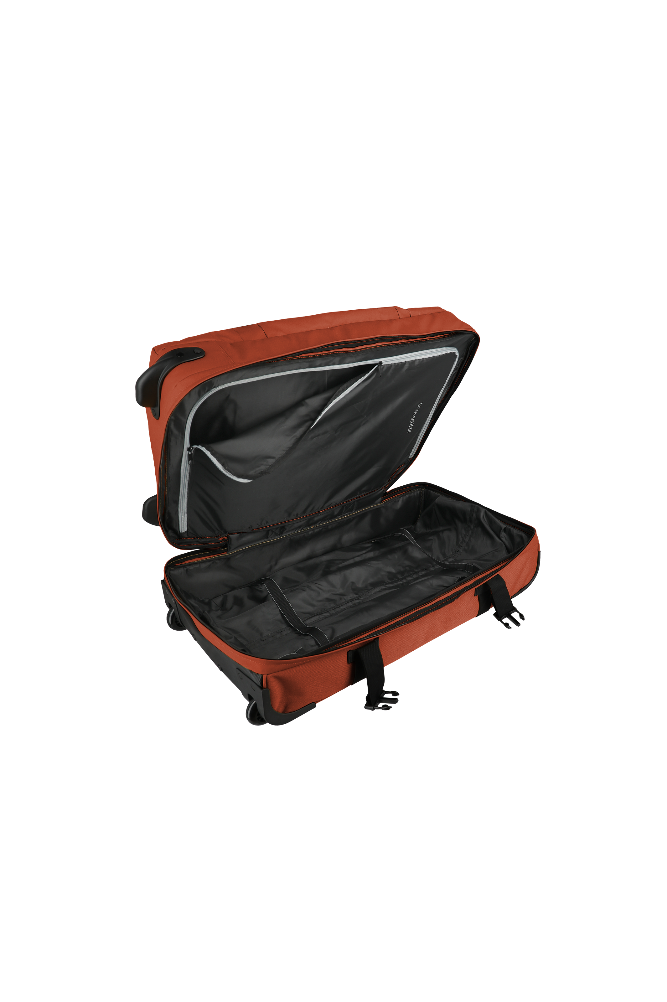 Travelite BOLONIA Rollenreisetasche S, Orange – Innenansicht