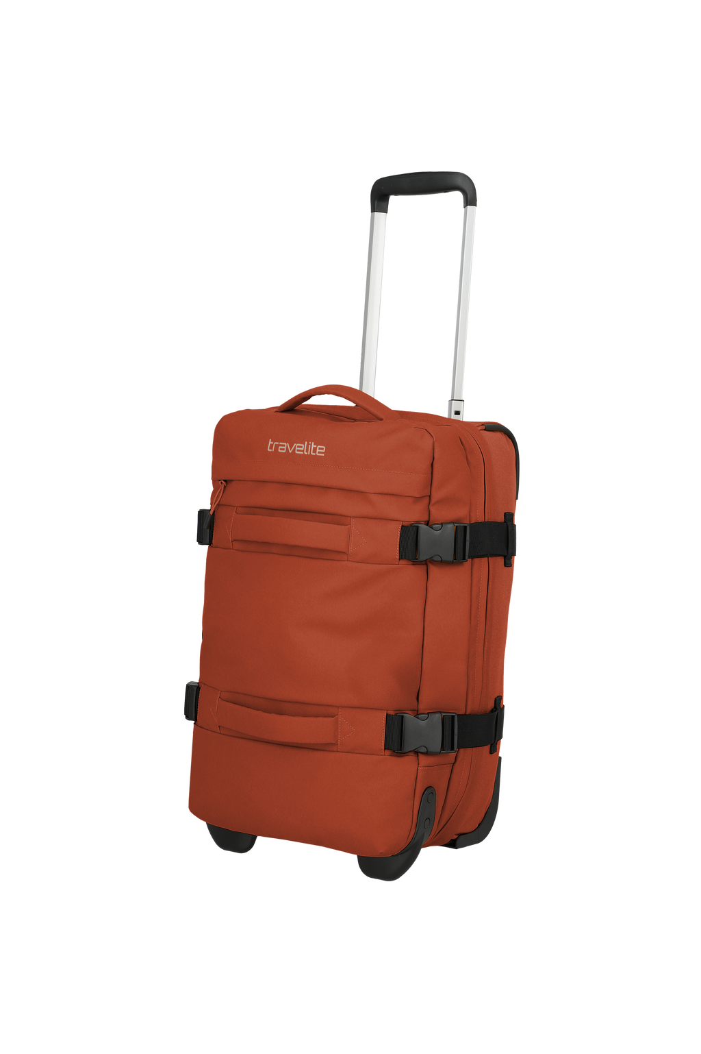 Travelite BOLONIA Rollenreisetasche S, Orange – Schrägansicht