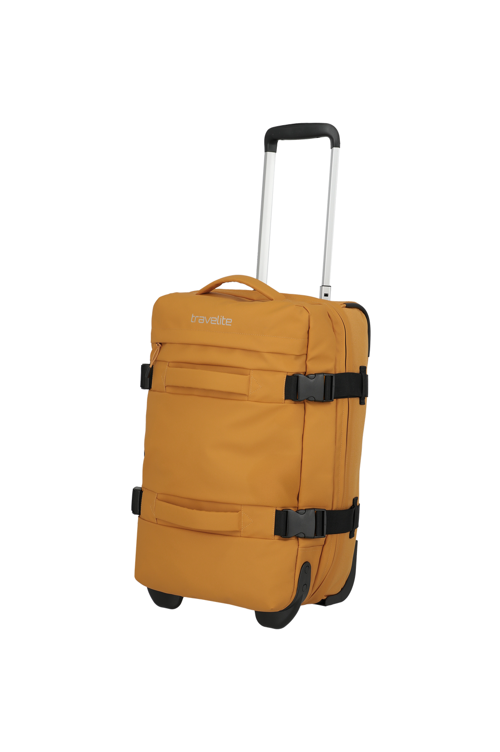 Travelite BOLONIA Rollenreisetasche S, Gelb – Schrägansicht