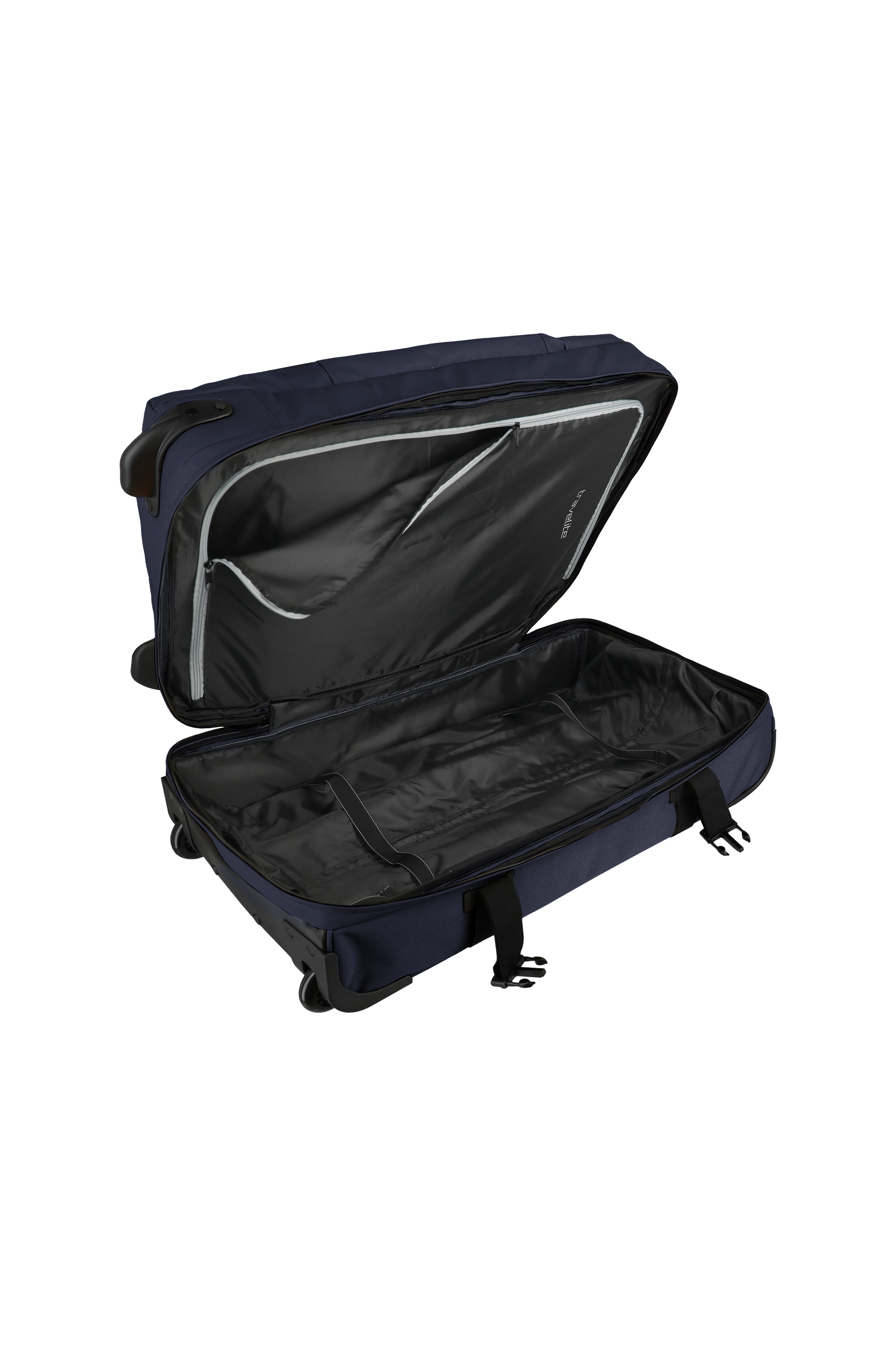 Travelite BOLONIA Rollenreisetasche M, Navy – Innenansicht