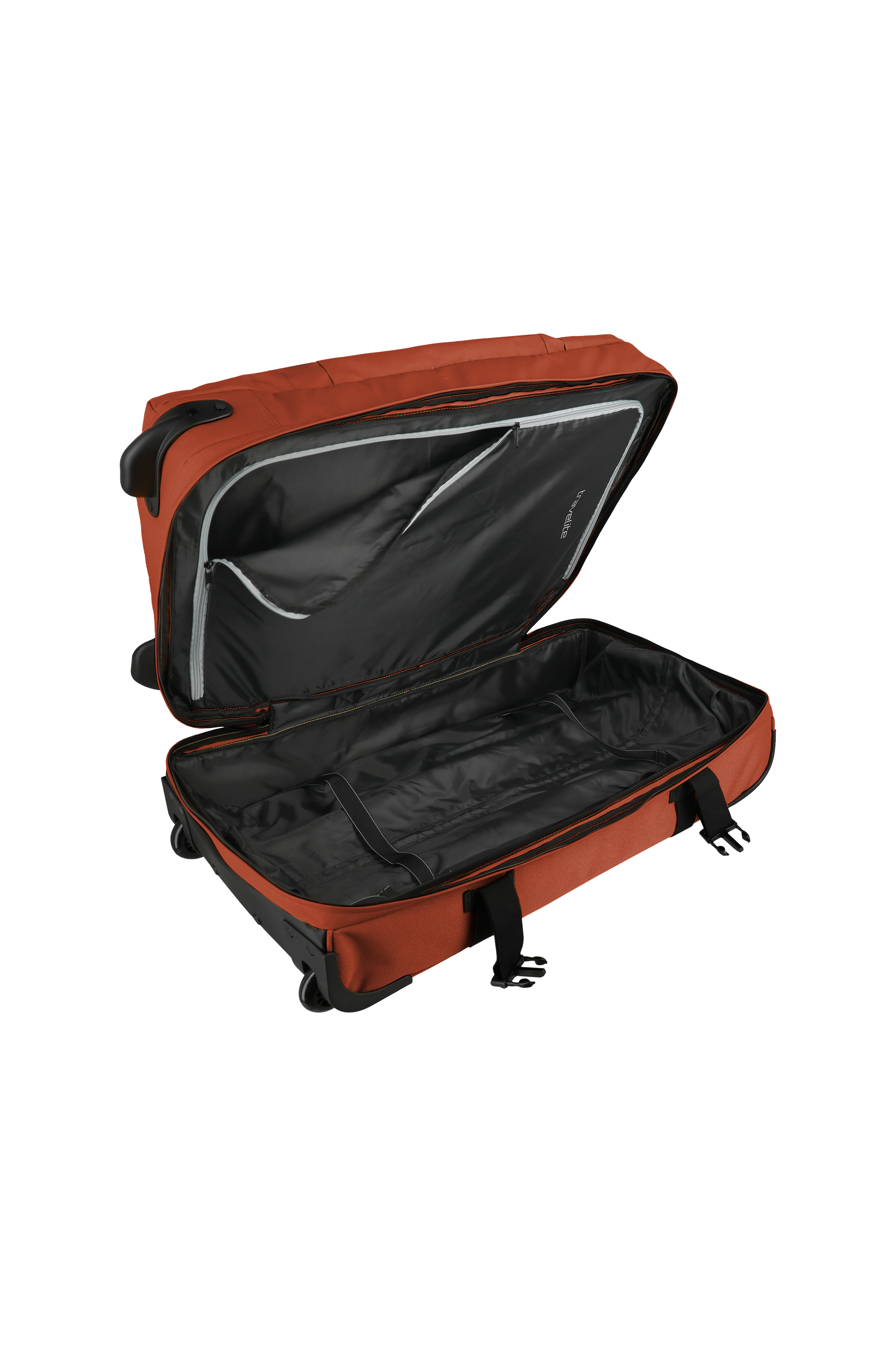 Travelite BOLONIA Rollenreisetasche M, Orange – Innenansicht