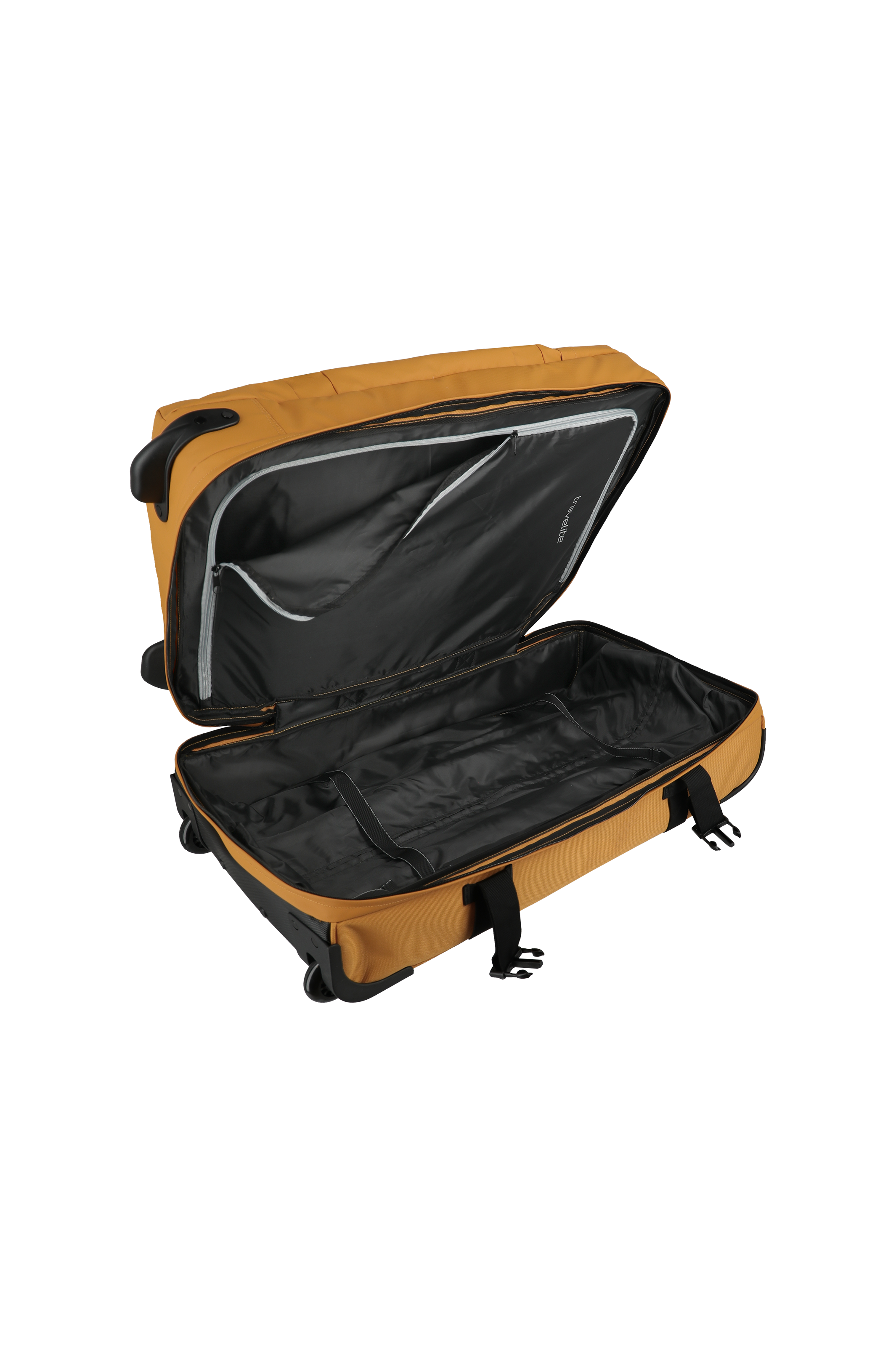 Travelite BOLONIA Rollenreisetasche M, Gelb – Innenansicht