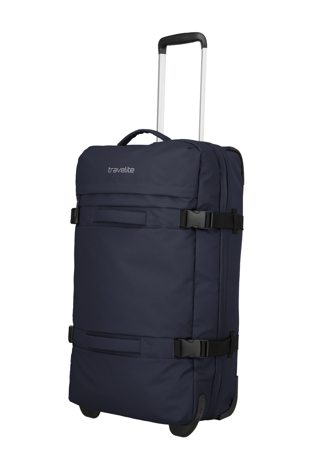 Travelite BOLONIA Rollenreisetasche L, Navy – Schrägansicht