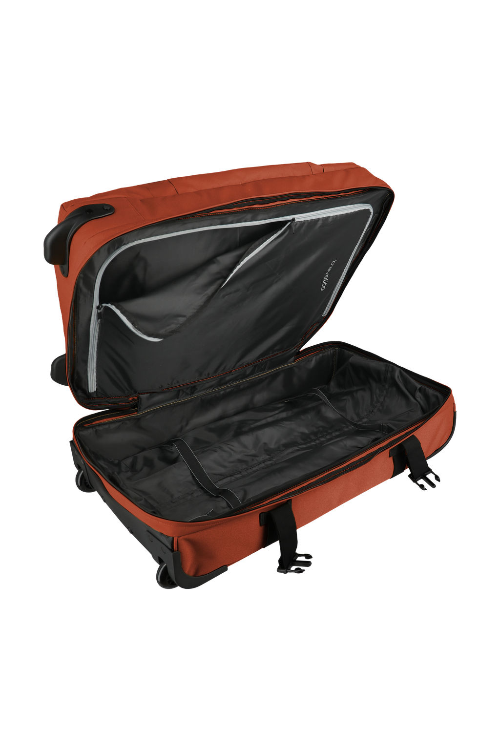 Travelite BOLONIA Rollenreisetasche L, Orange – Innenansicht