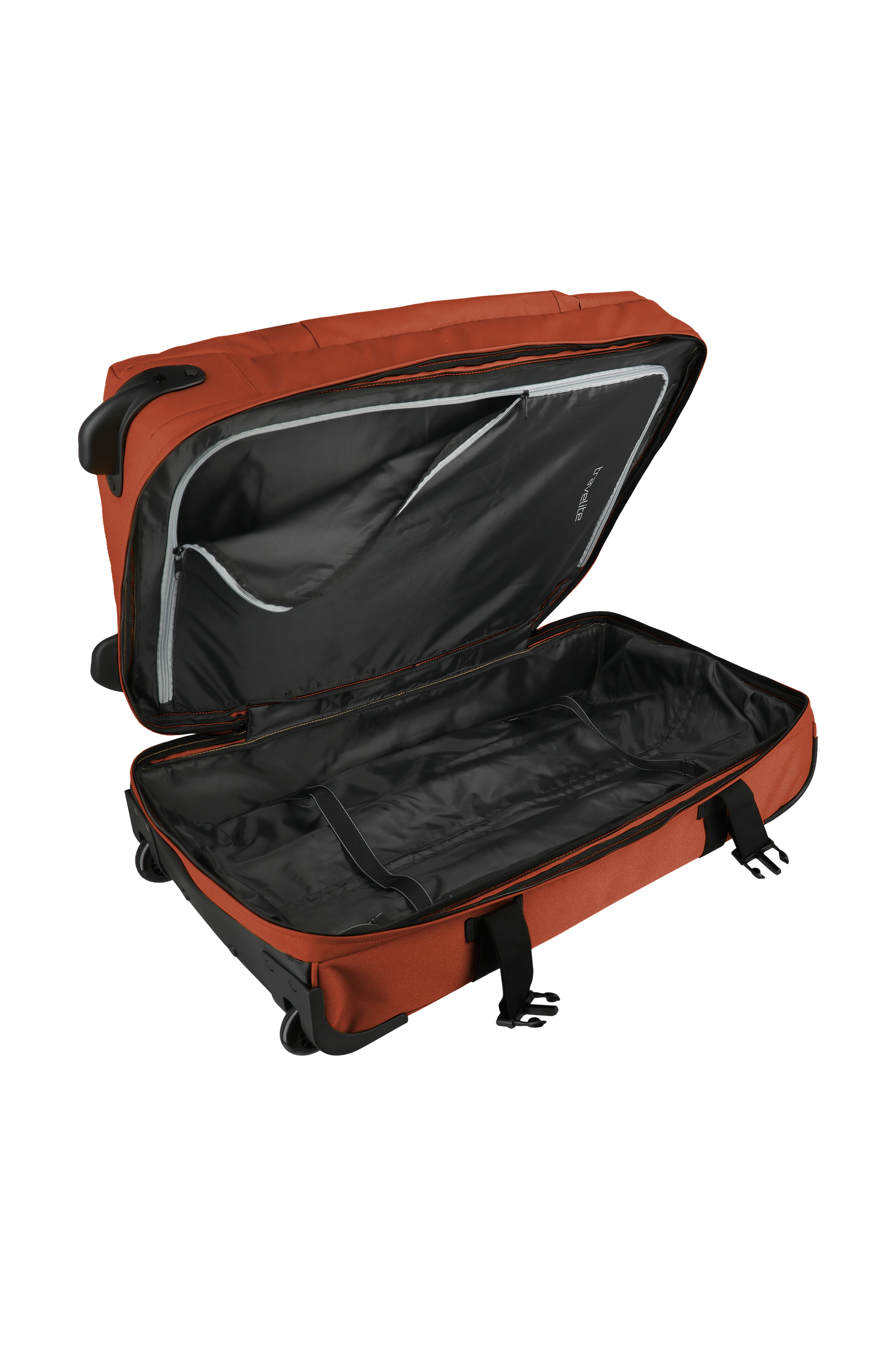 Travelite BOLONIA Rollenreisetasche L, Orange – Innenansicht