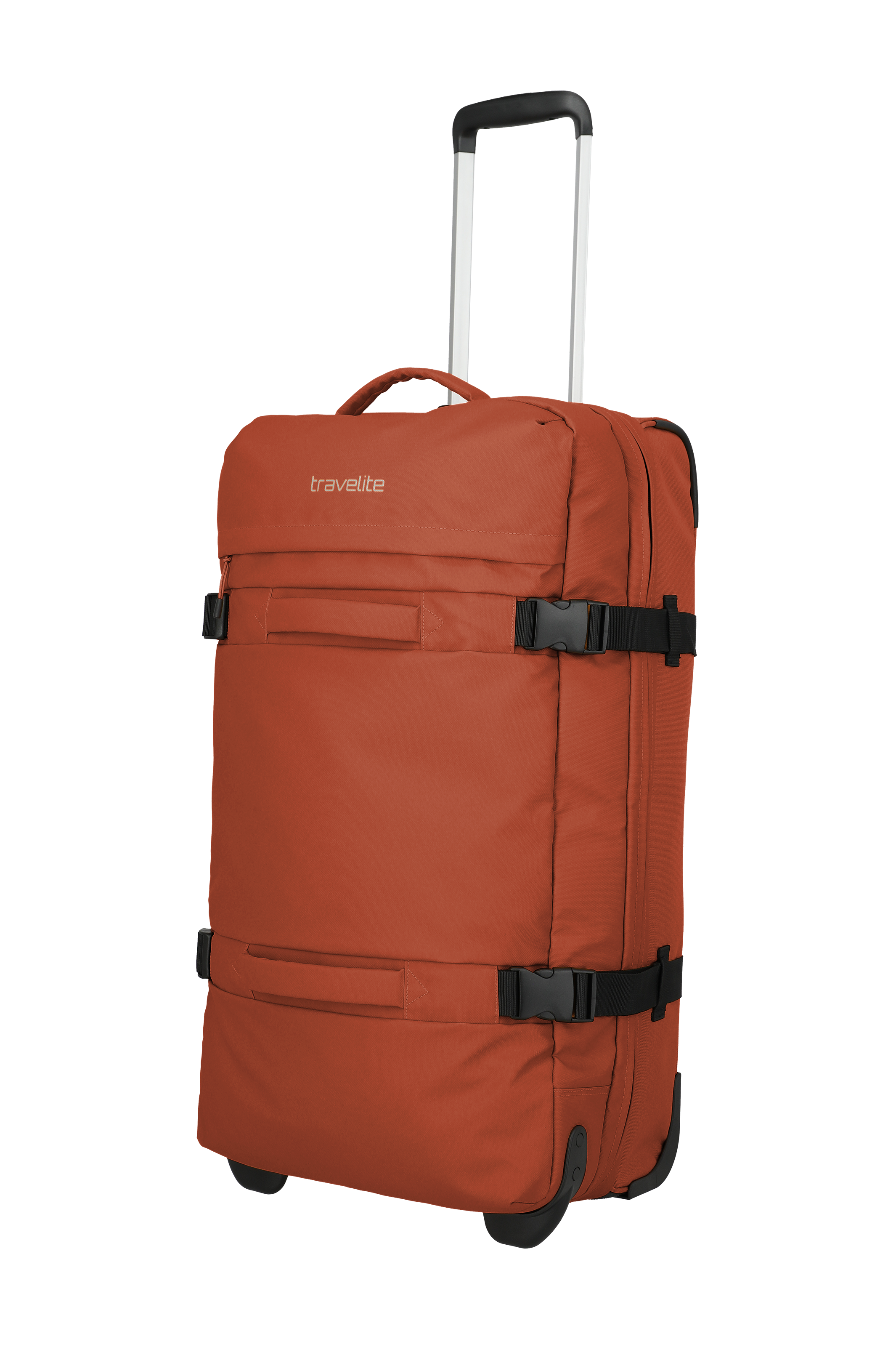 Travelite BOLONIA Rollenreisetasche L, Orange – Schrägansicht