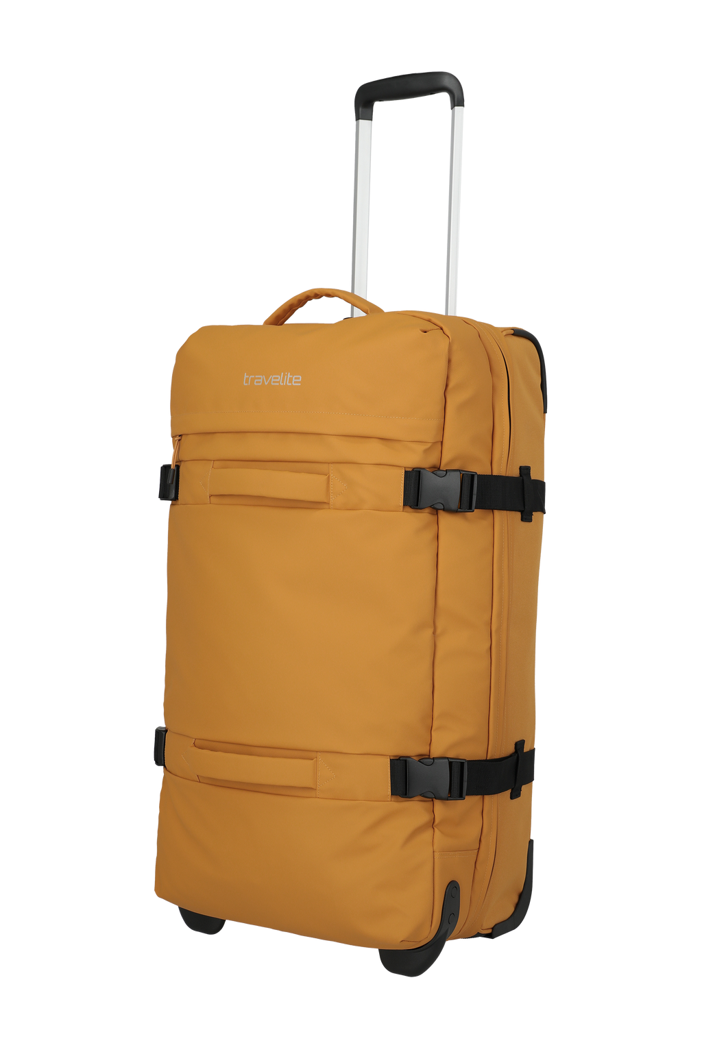Travelite BOLONIA Rollenreisetasche L, Gelb – Schrägansicht