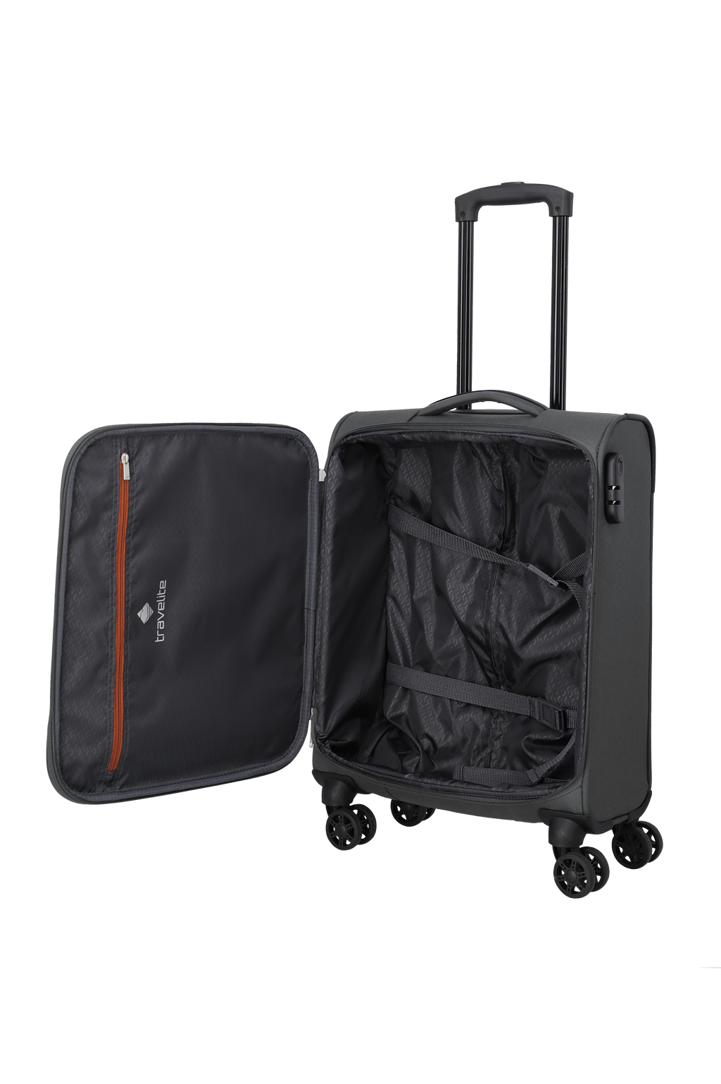 Travelite PRIEGO 4w Trolley S, Anthrazit – Produktansicht 6