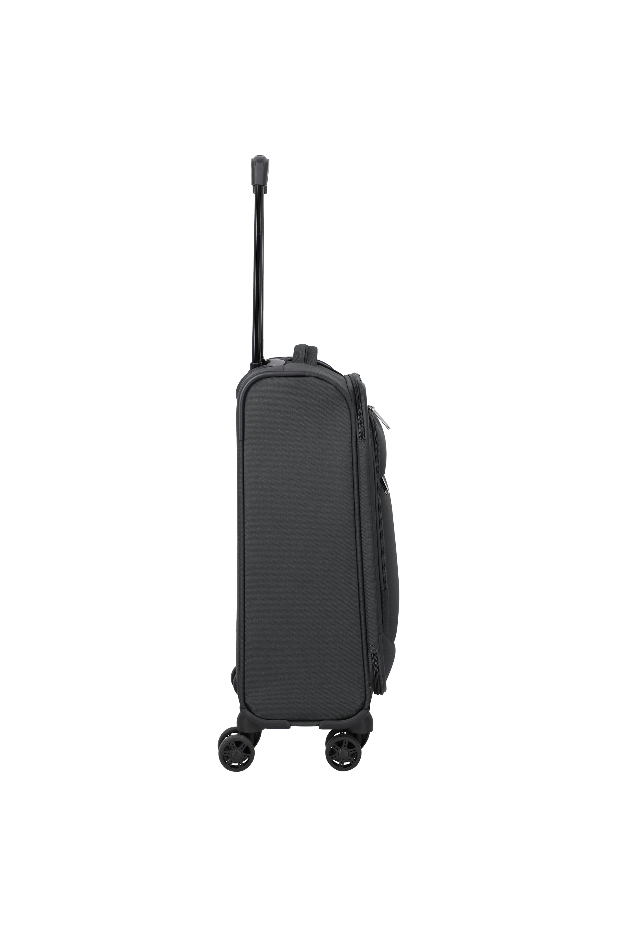 Travelite PRIEGO 4w Trolley S, Anthrazit – Seitenansicht