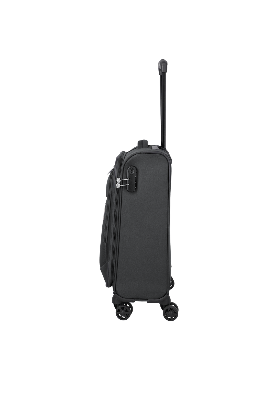 Travelite PRIEGO 4w Trolley S, Anthrazit – Seitenansicht