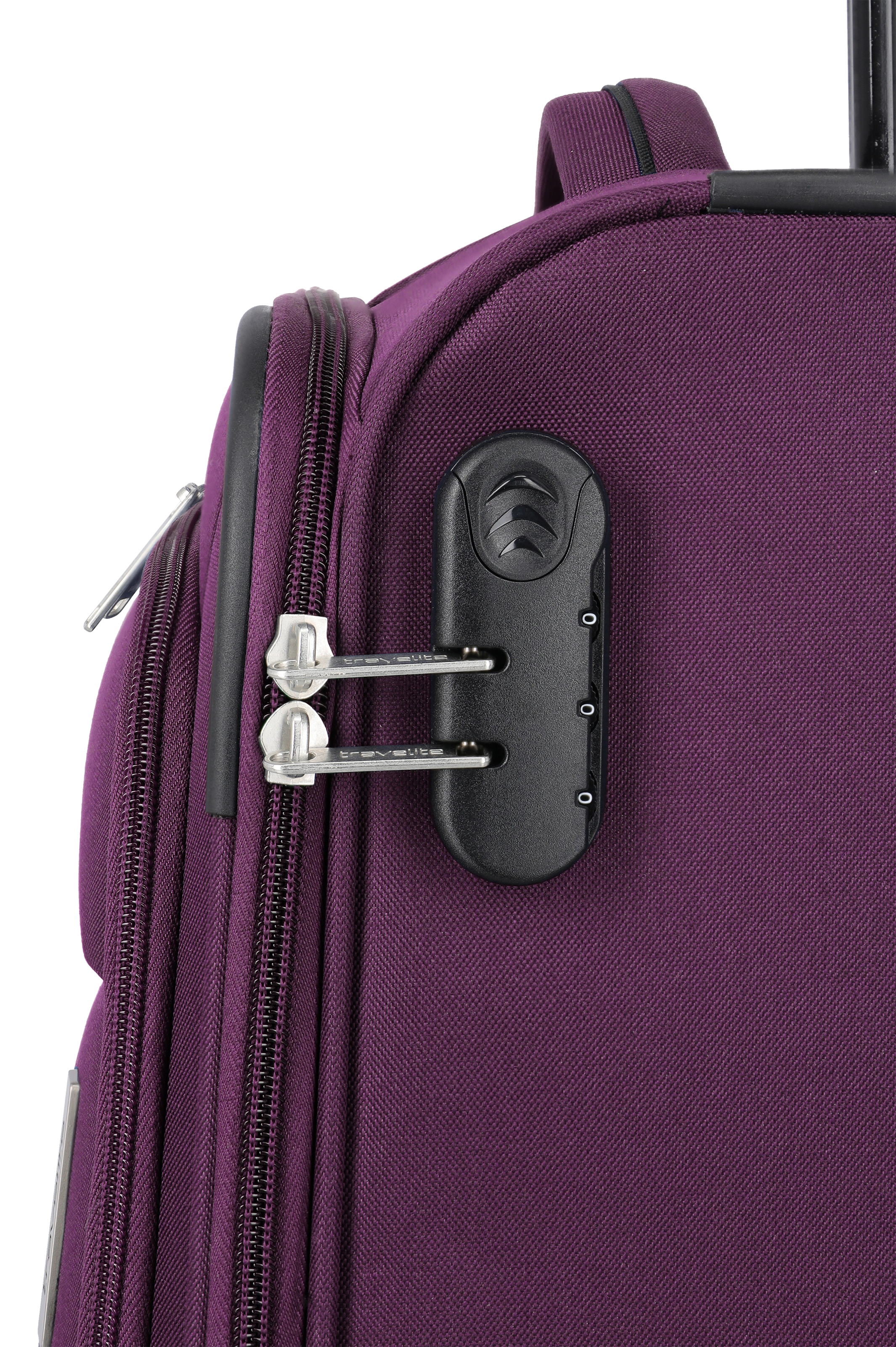 Travelite PRIEGO 4w Trolley S, Berry – Produktansicht 7