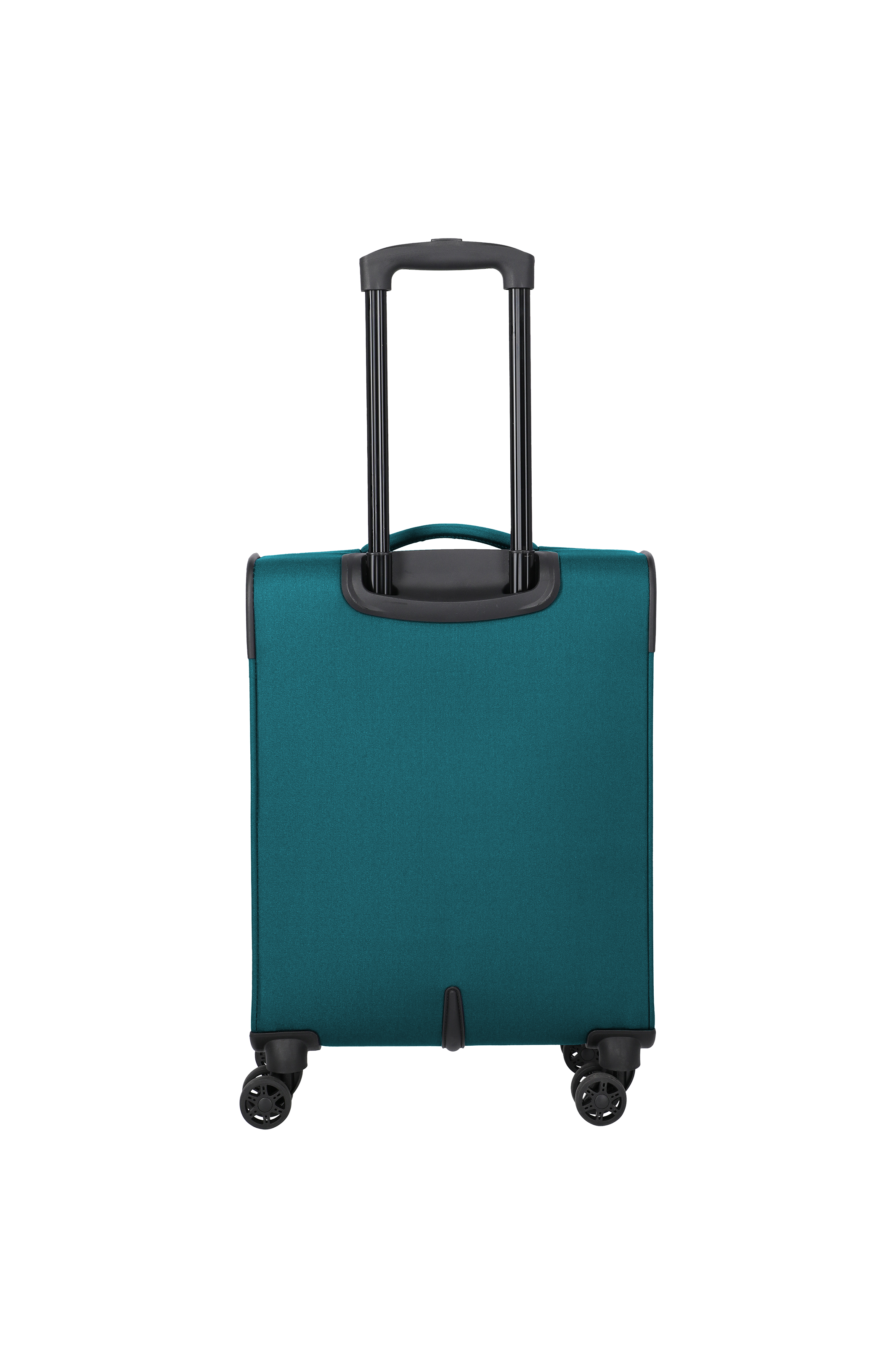 Travelite PRIEGO 4w Trolley S, Petrol – Rückansicht