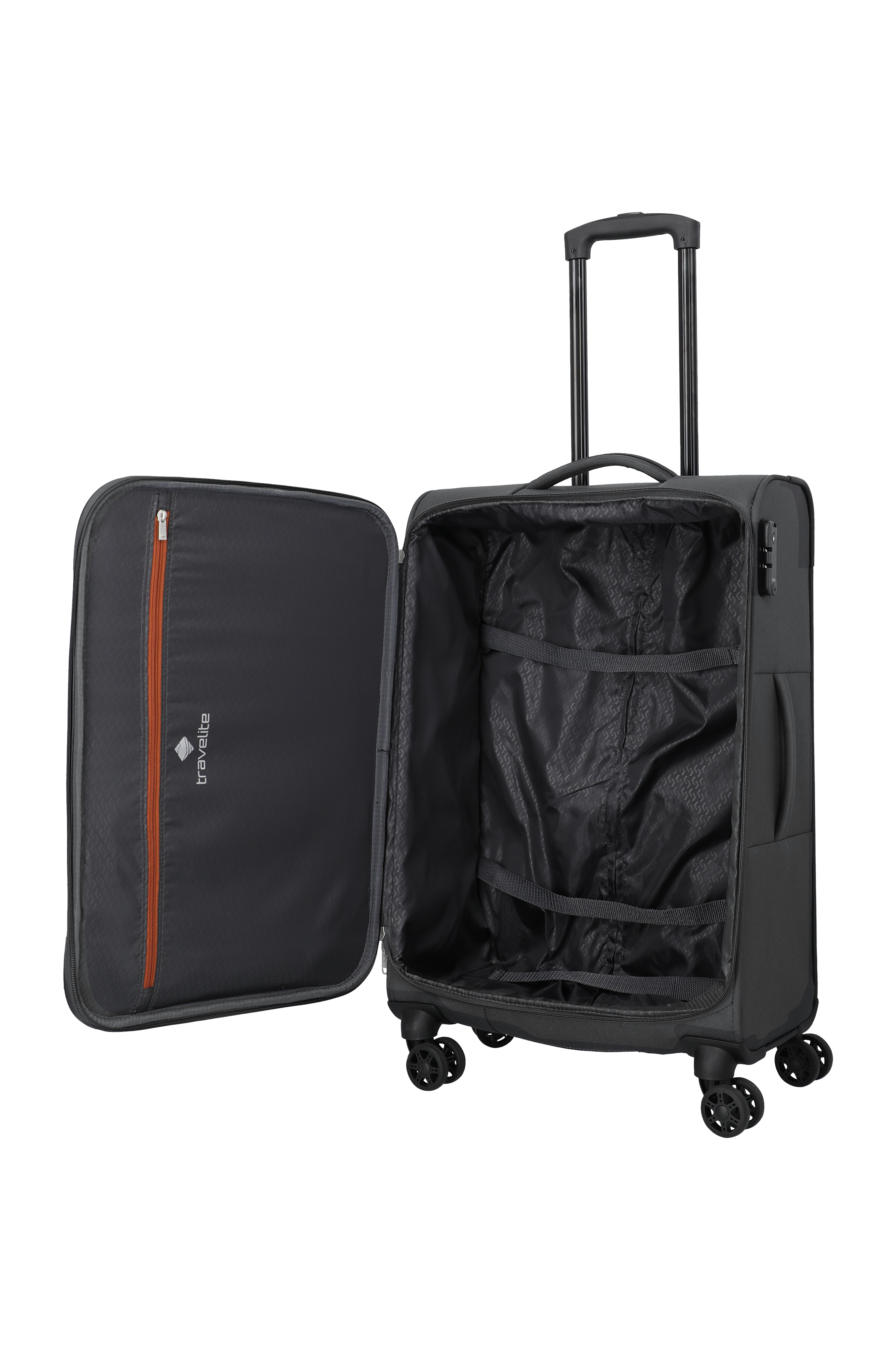 Travelite PRIEGO 4w Trolley M, Anthrazit – Produktansicht 6