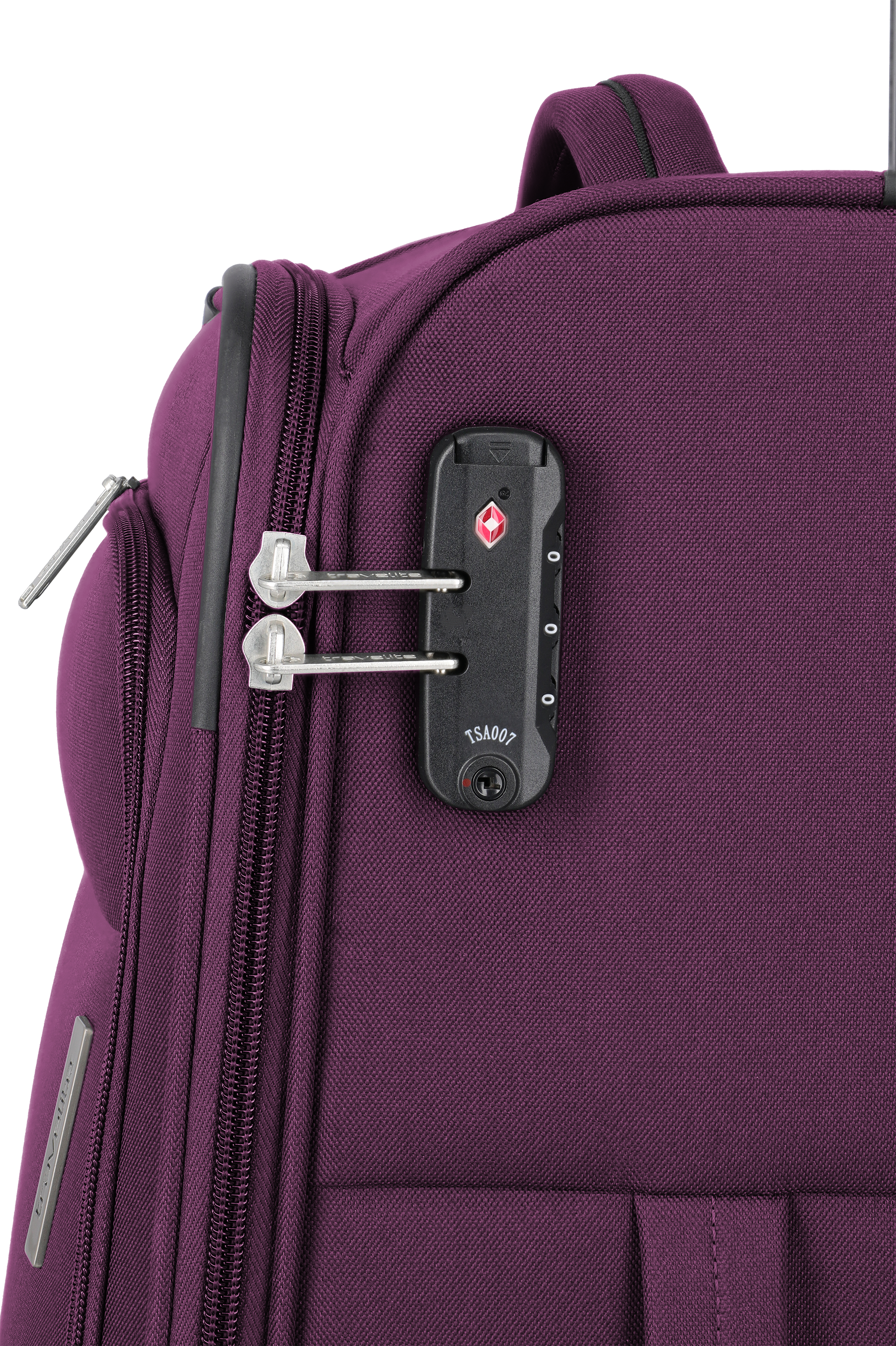 Travelite PRIEGO 4w Trolley M, Berry – Produktansicht 7