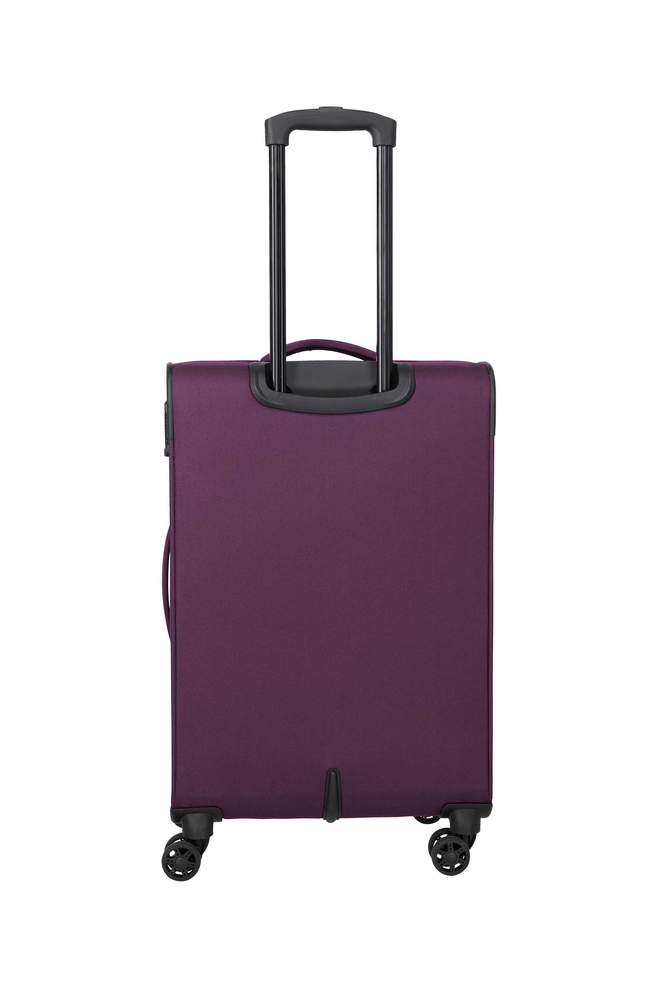 Travelite PRIEGO 4w Trolley M, Berry – Rückansicht