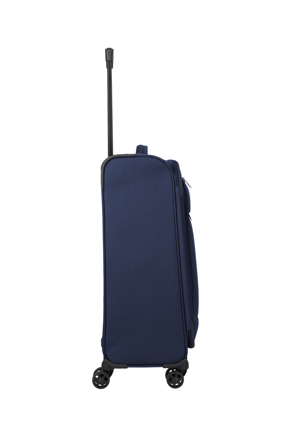 Travelite PRIEGO 4w Trolley M, Navy – Seitenansicht
