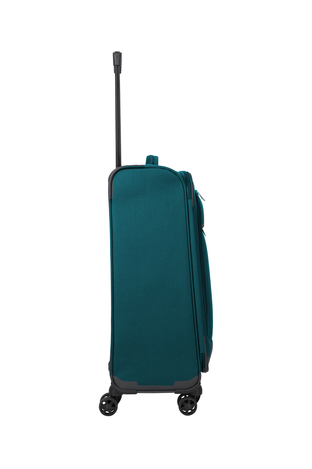 Travelite PRIEGO 4w Trolley M, Petrol – Seitenansicht
