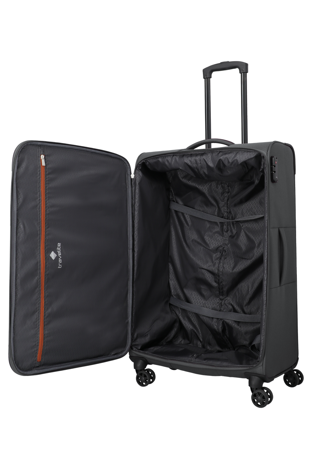 Travelite PRIEGO 4w Trolley L, Anthrazit – Produktansicht 6