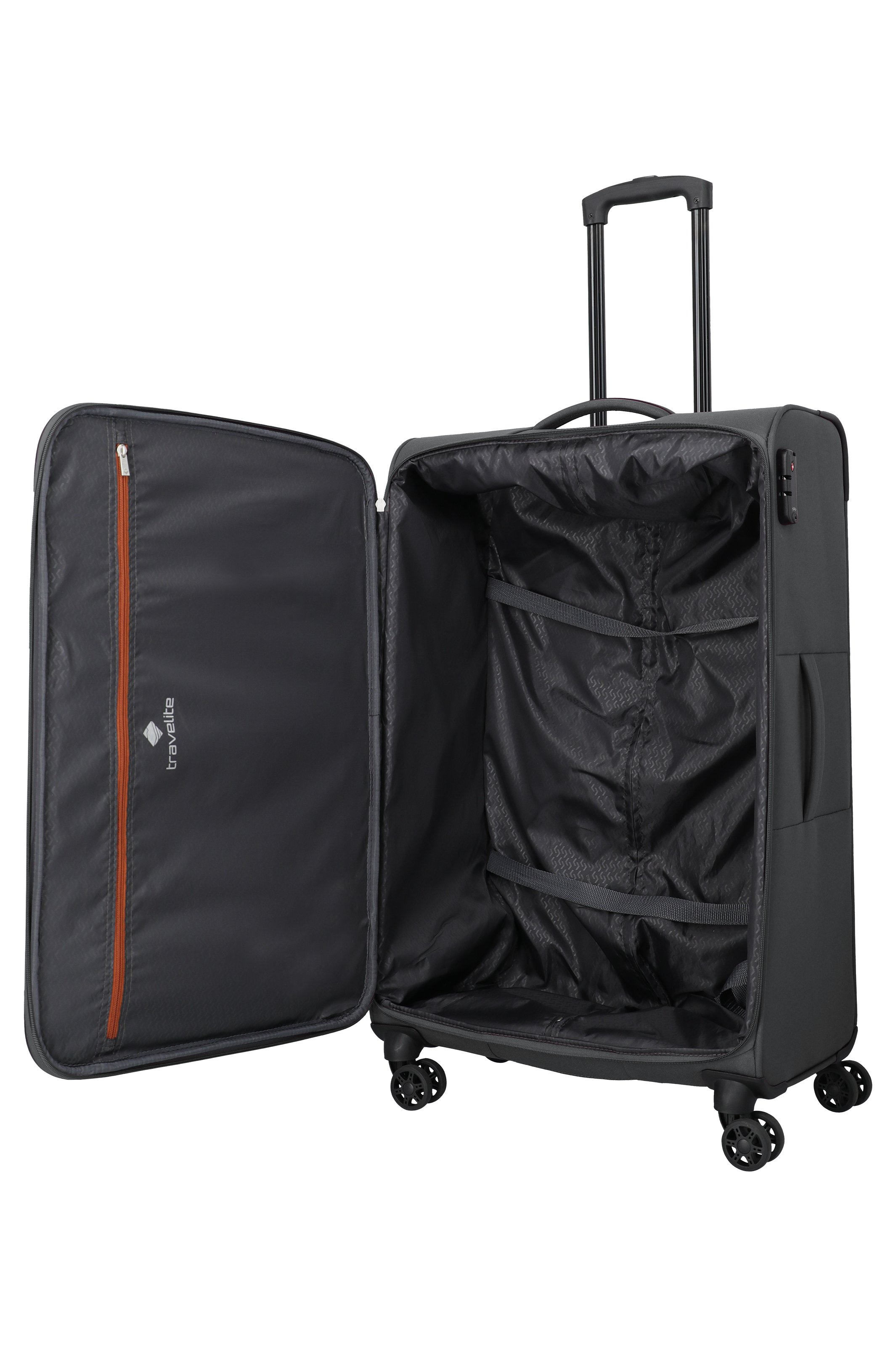 Travelite PRIEGO 4w Trolley L, Anthrazit – Produktansicht 6