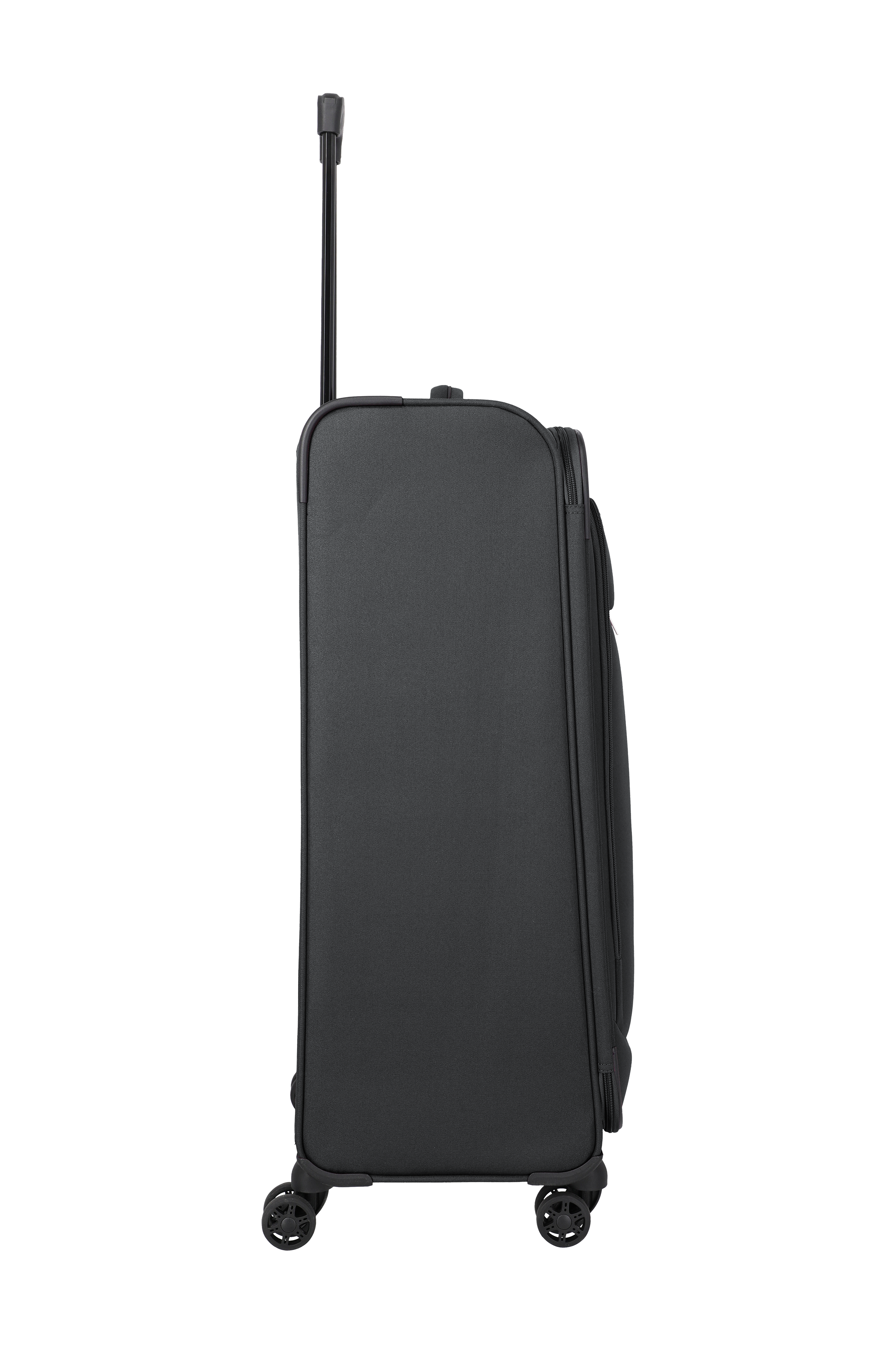 Travelite PRIEGO 4w Trolley L, Anthrazit – Seitenansicht