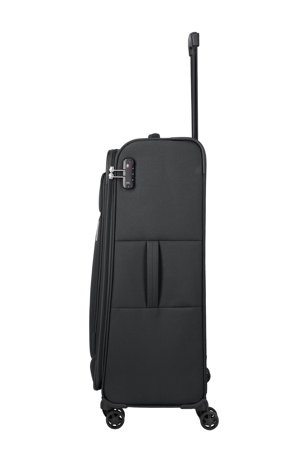 Travelite PRIEGO 4w Trolley L, Anthrazit – Seitenansicht