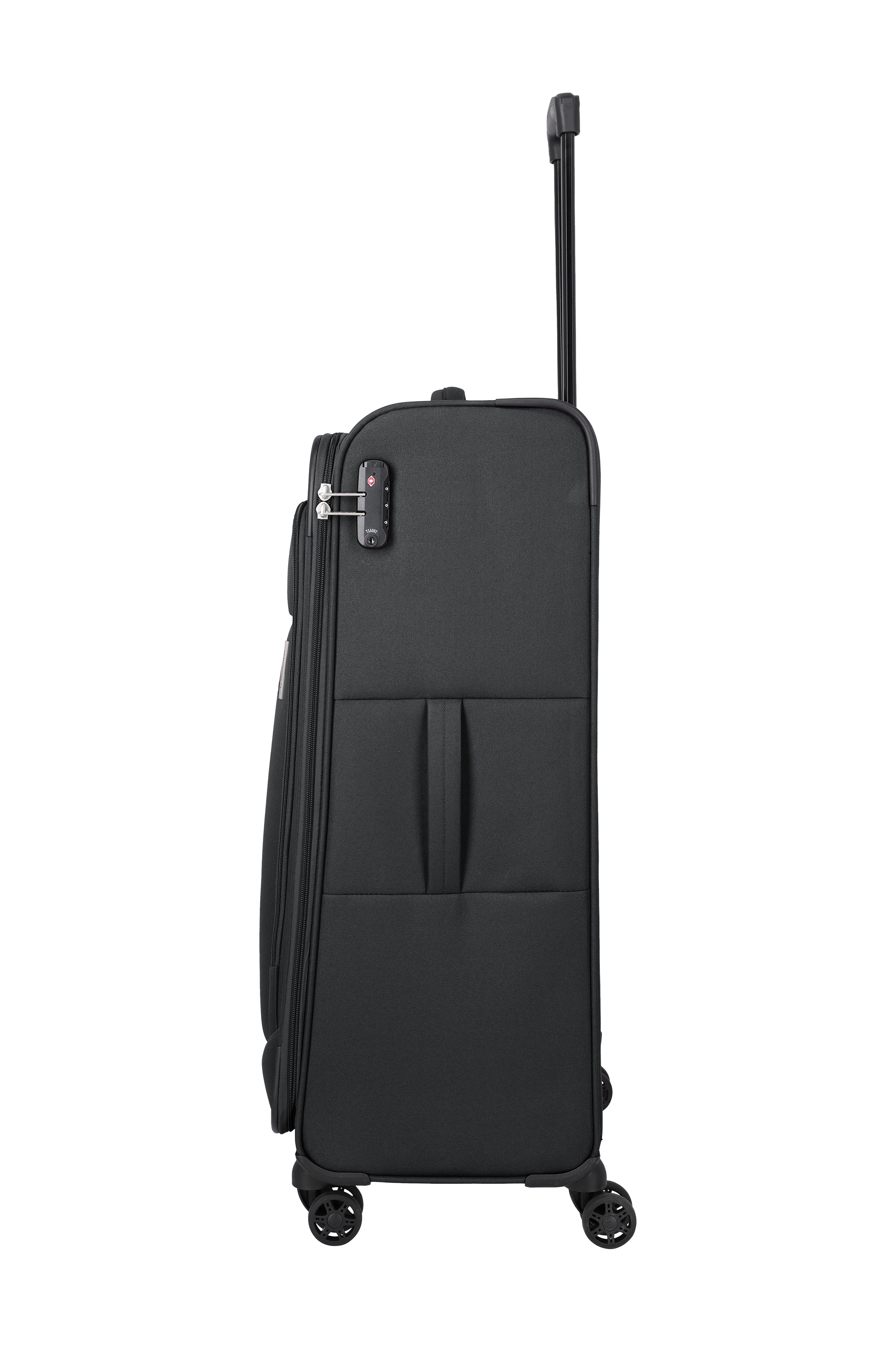 Travelite PRIEGO 4w Trolley L, Anthrazit – Seitenansicht