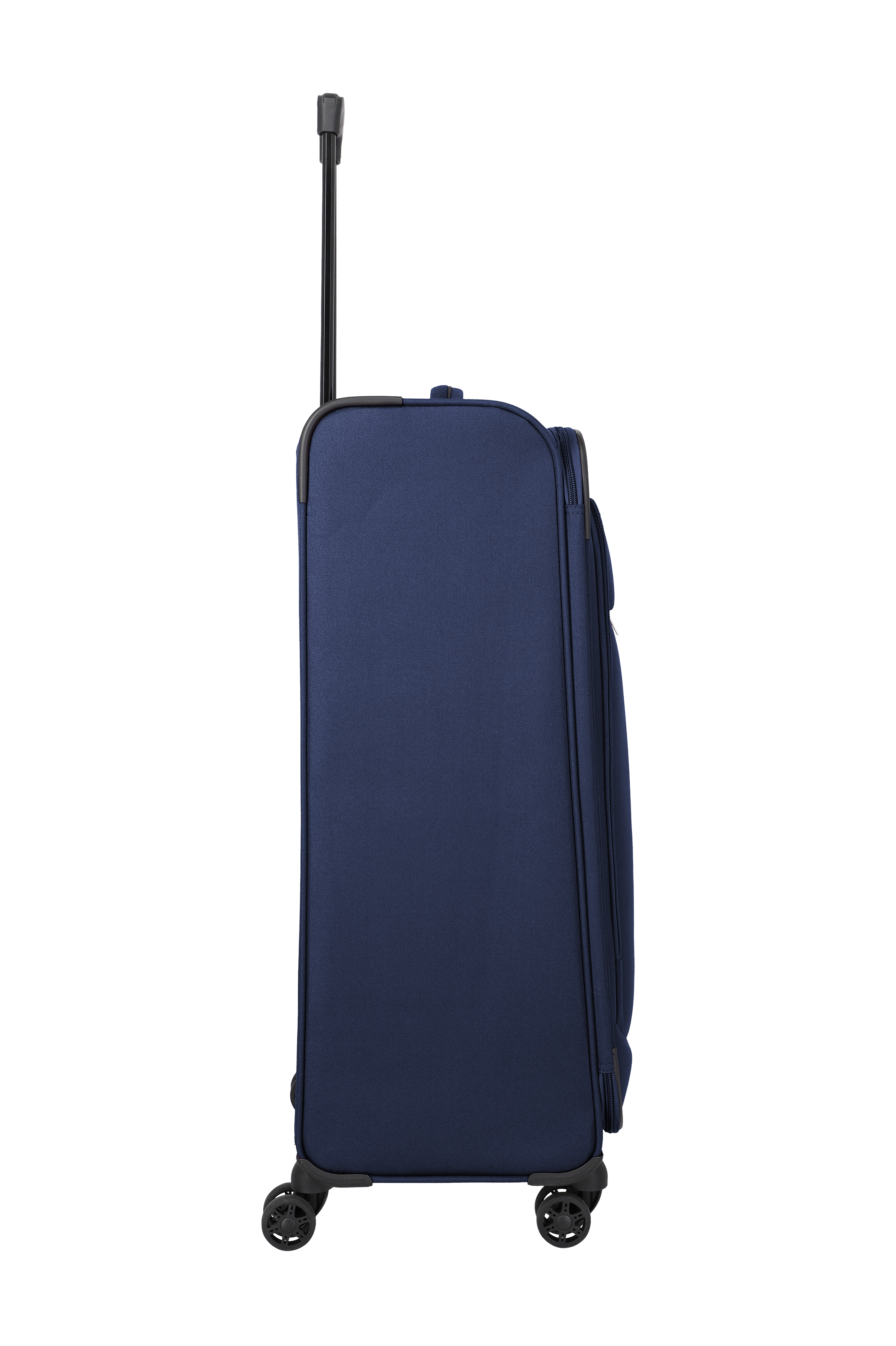 Travelite PRIEGO 4w Trolley L, Navy – Seitenansicht
