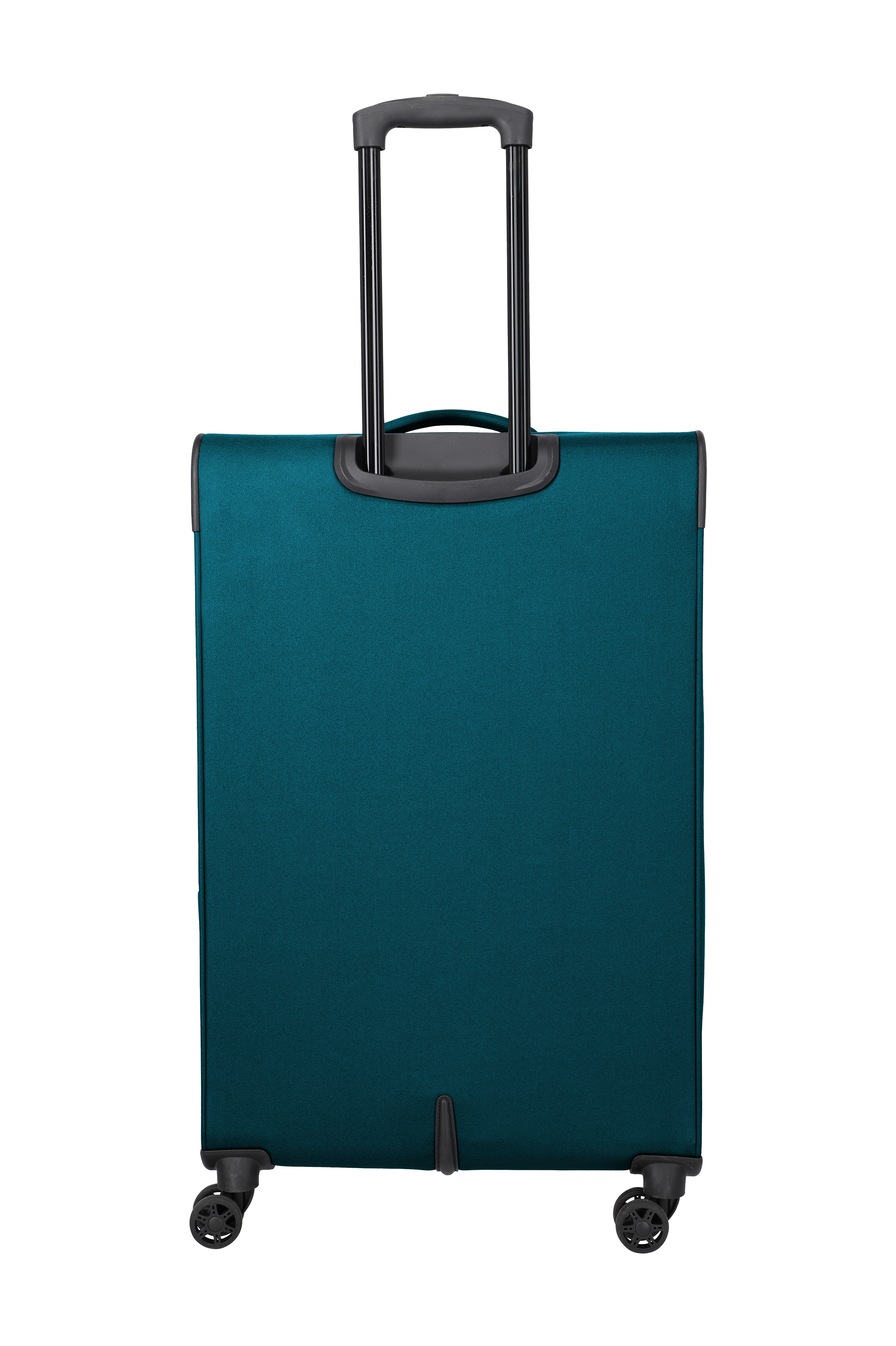Travelite PRIEGO 4w Trolley L, Petrol – Rückansicht