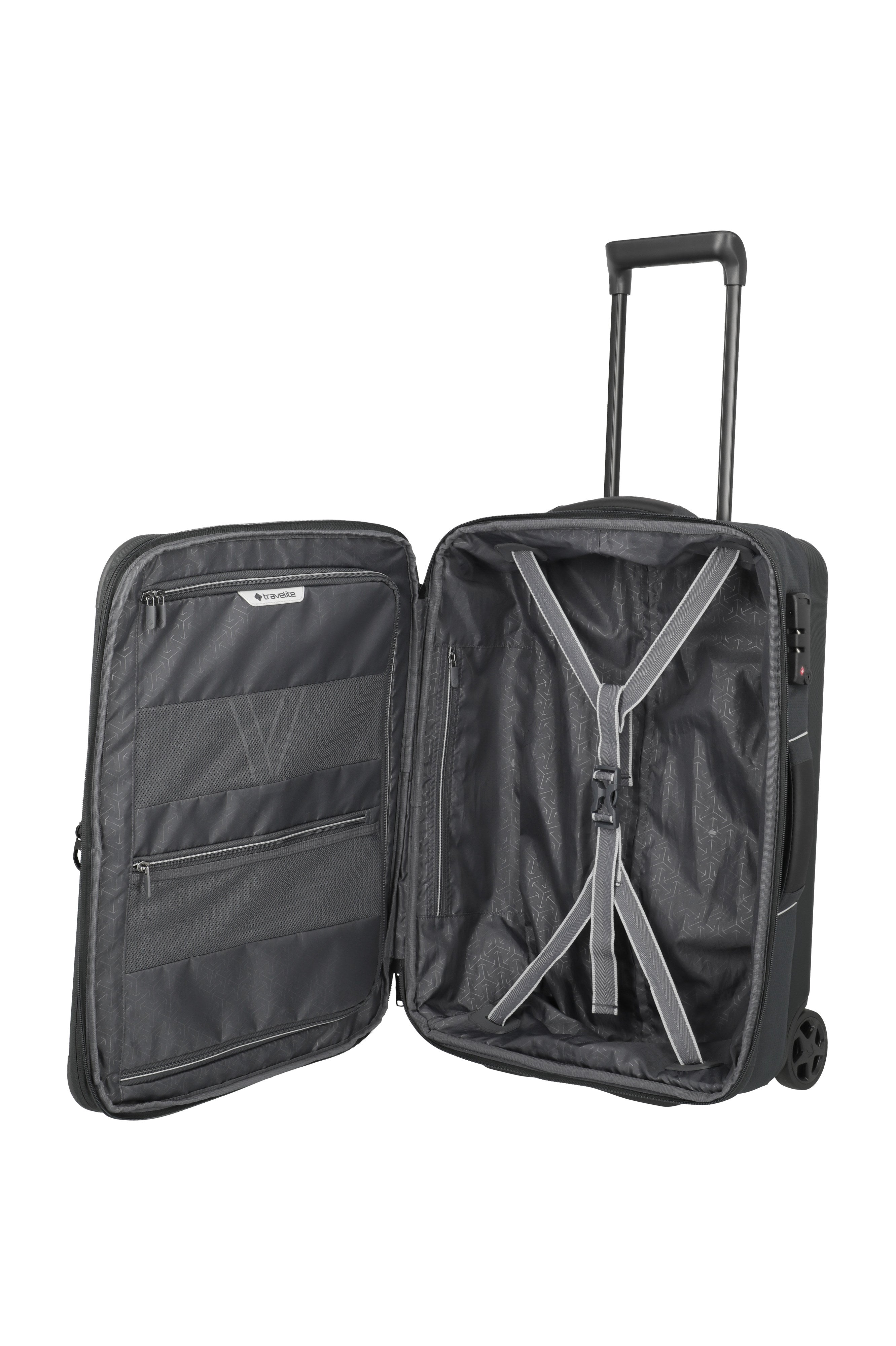 Travelite SKAII Hybrid-Trolley S Koffer in Grau – Ansicht 7