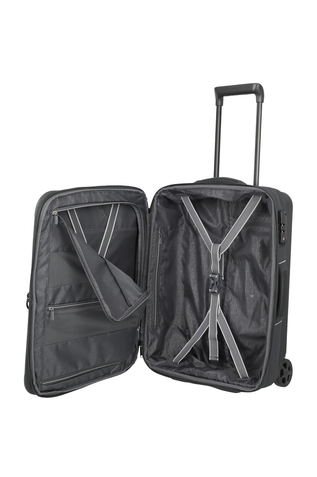 Travelite SKAII Hybrid-Trolley S Koffer in Grau – Ansicht 6
