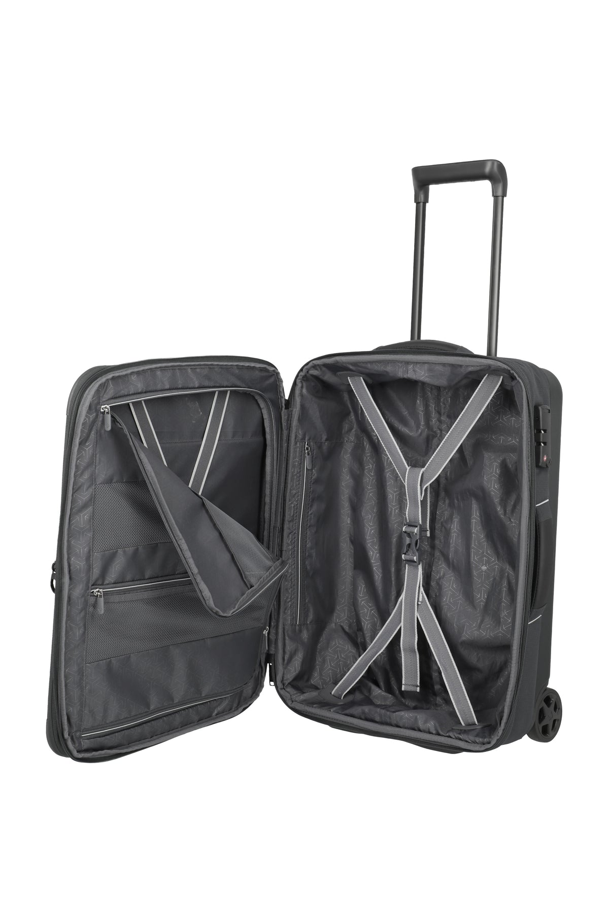Travelite SKAII Hybrid-Trolley S Koffer in Grau – Ansicht 6