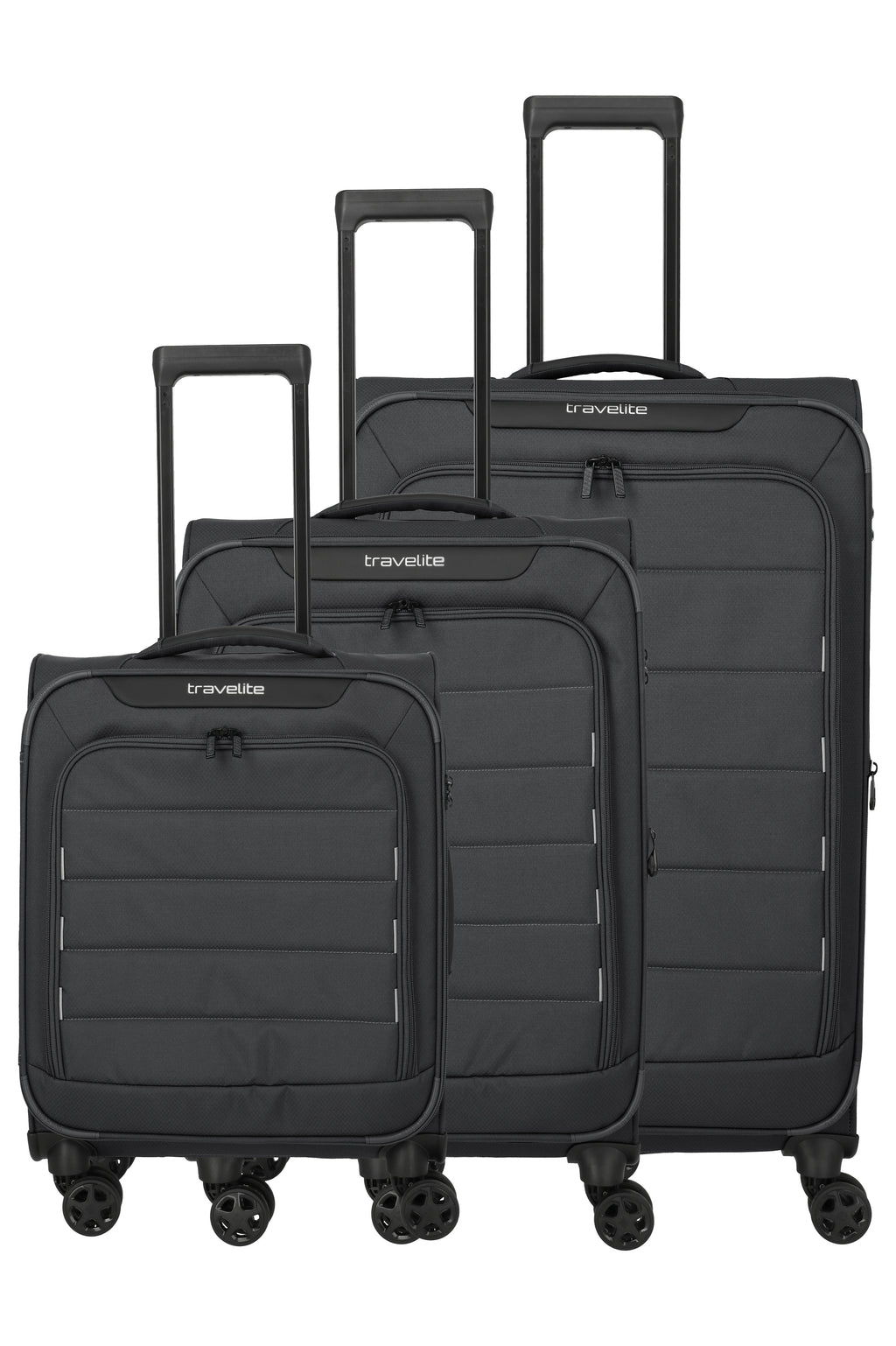 Travelite SKAII Koffer-Set L/M/S Koffer-Set in Grau